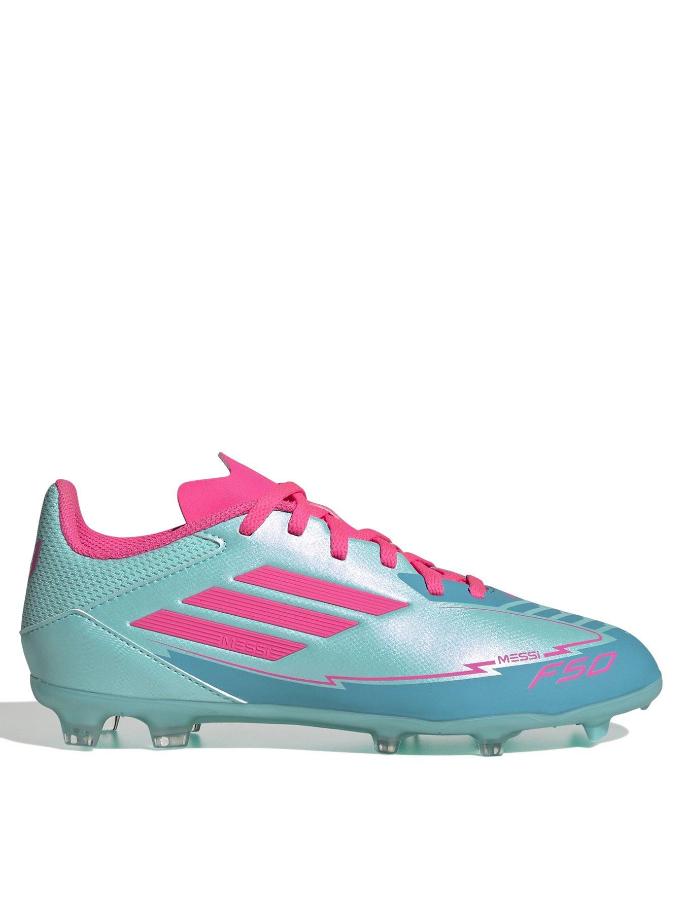 undefined Junior F50 League Messi Firm Ground Football Boots- Pink