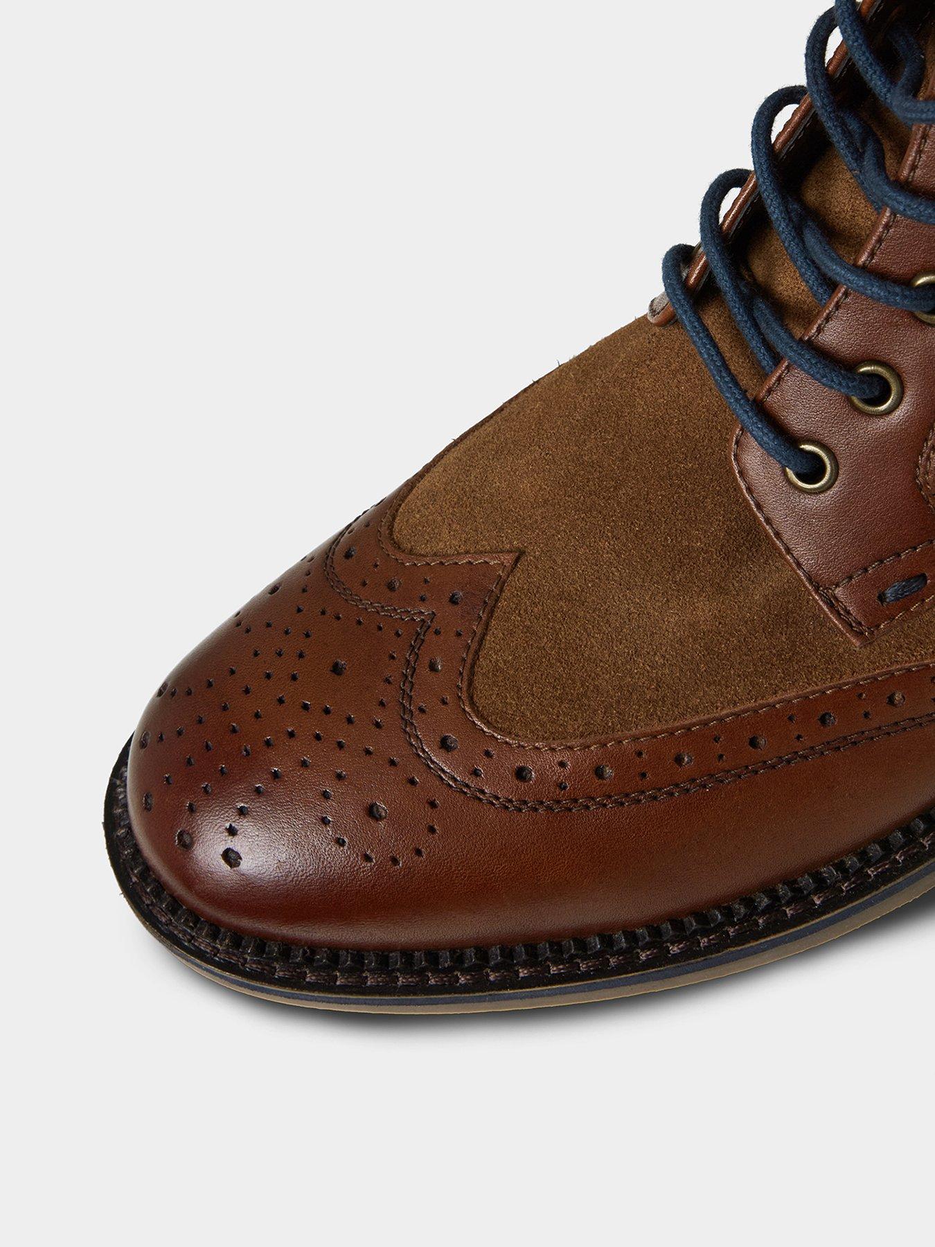 joe-browns-suede-and-leather-brogue-ankle-bootsdetail