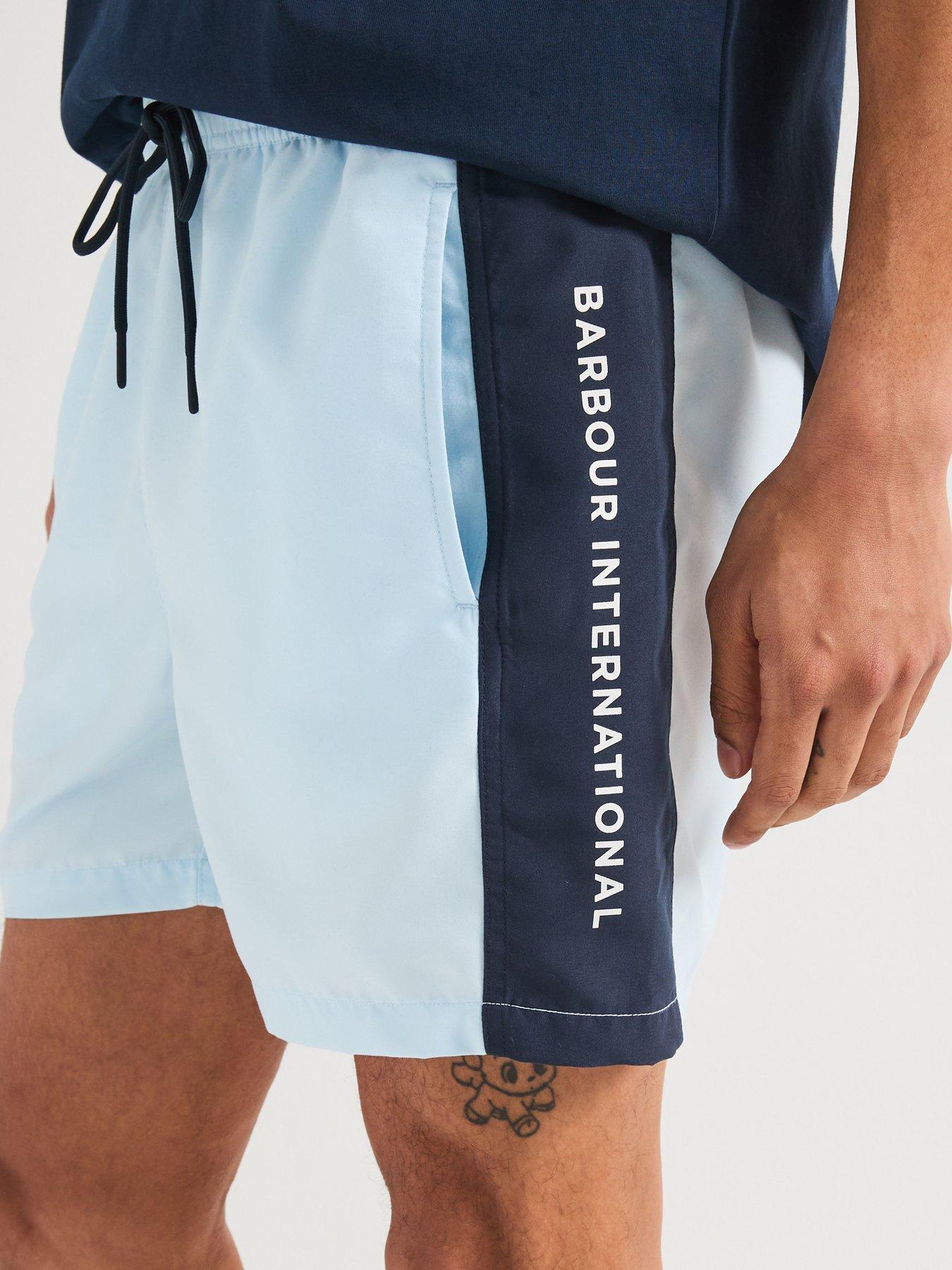 barbour-international-panel-logo-swimwear-shorts--light-blueoutfit