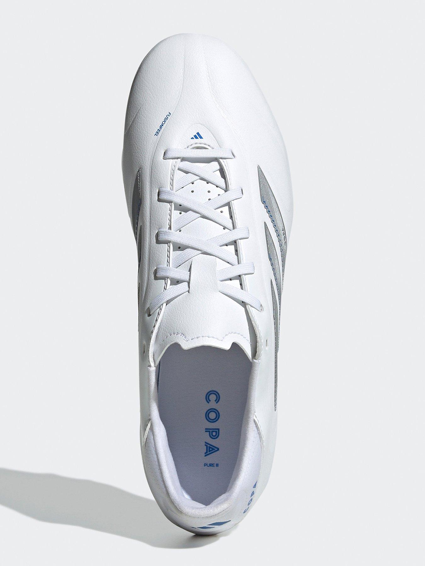 Image 4 of 6 of adidas Mens Copa Pure III League Firm Ground Football Boot - White