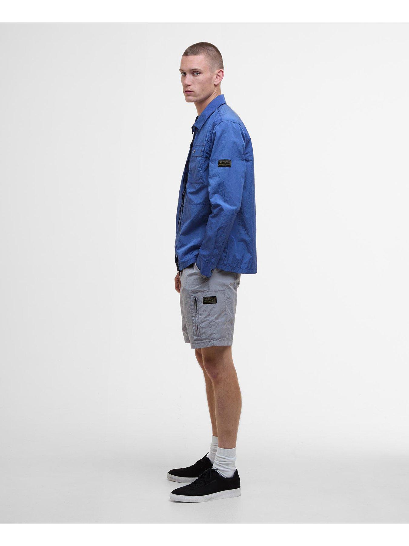 Image 3 of 6 of Barbour International Inline Zipped Overshirt - Blue