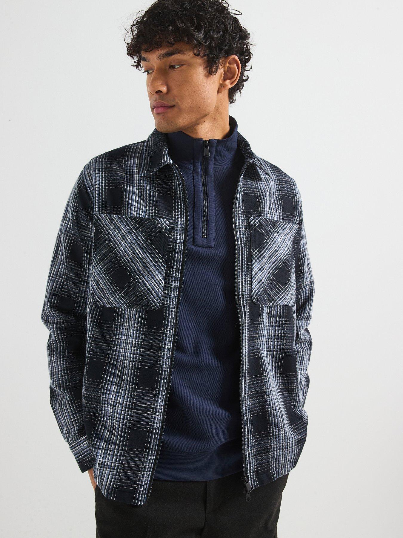 Image 1 of 6 of Barbour International Barbour International Arne Checked Overshirt- Black