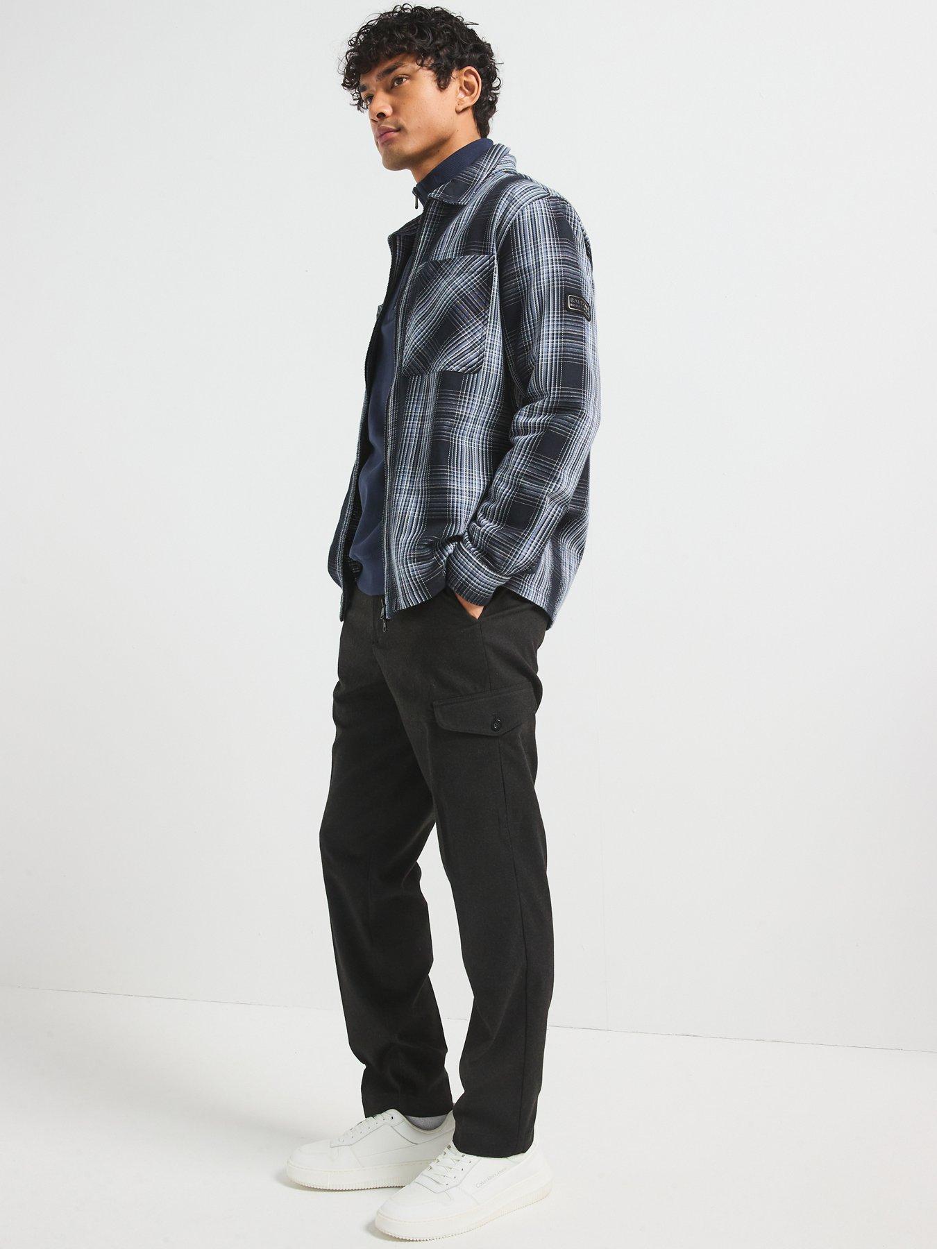 Image 4 of 6 of Barbour International Barbour International Arne Checked Overshirt- Black