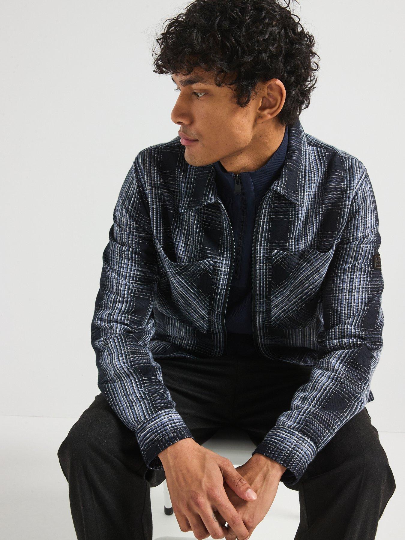 Image 6 of 6 of Barbour International Barbour International Arne Checked Overshirt- Black