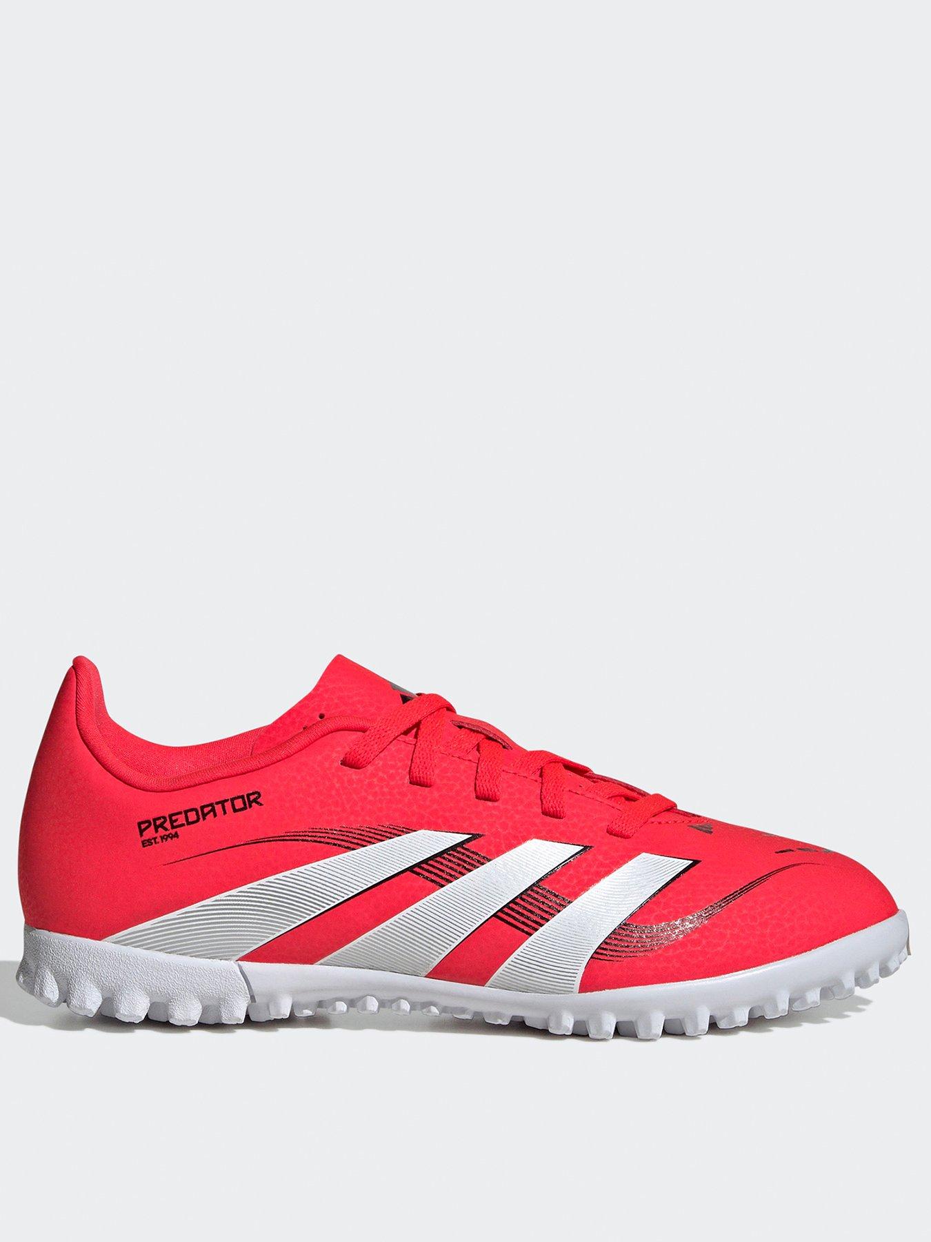 adidas Junior Predator Club Astro Turf Football Boot Red Very