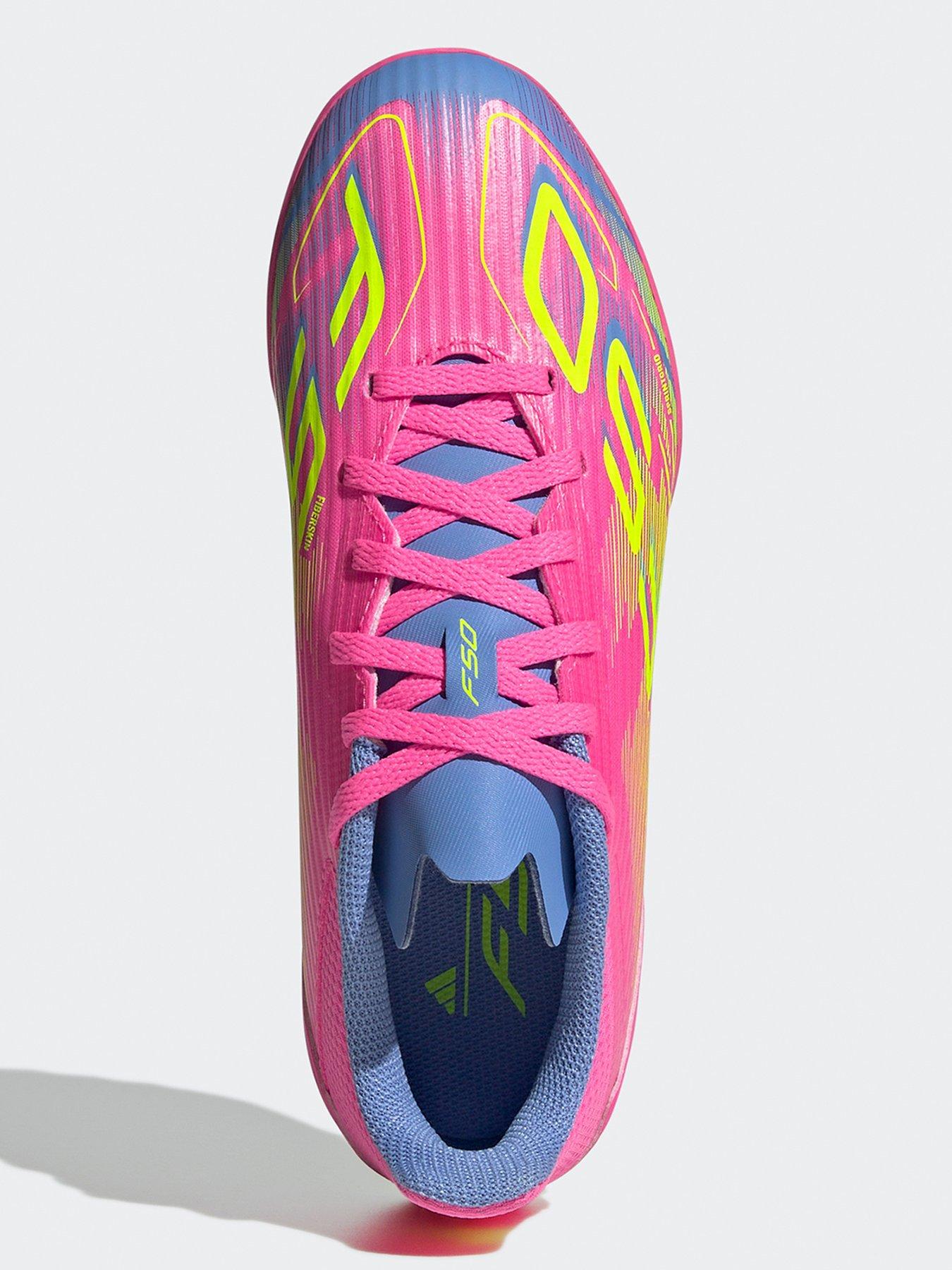 Image 4 of 6 of adidas Junior F50 League Astro Turf Football Boot - Yellow