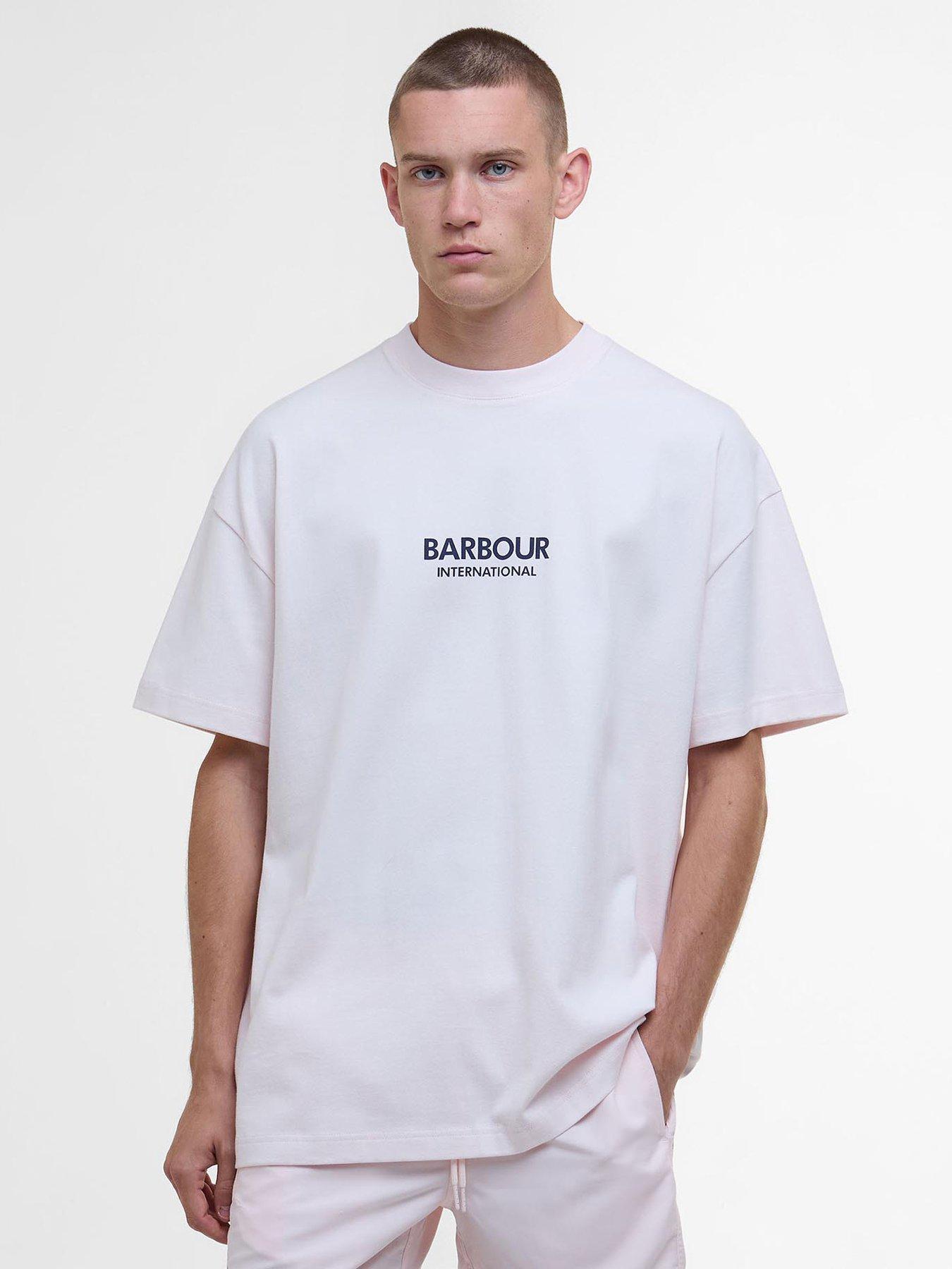 undefined Barbour International Oversized Formula T-shirt- Pink