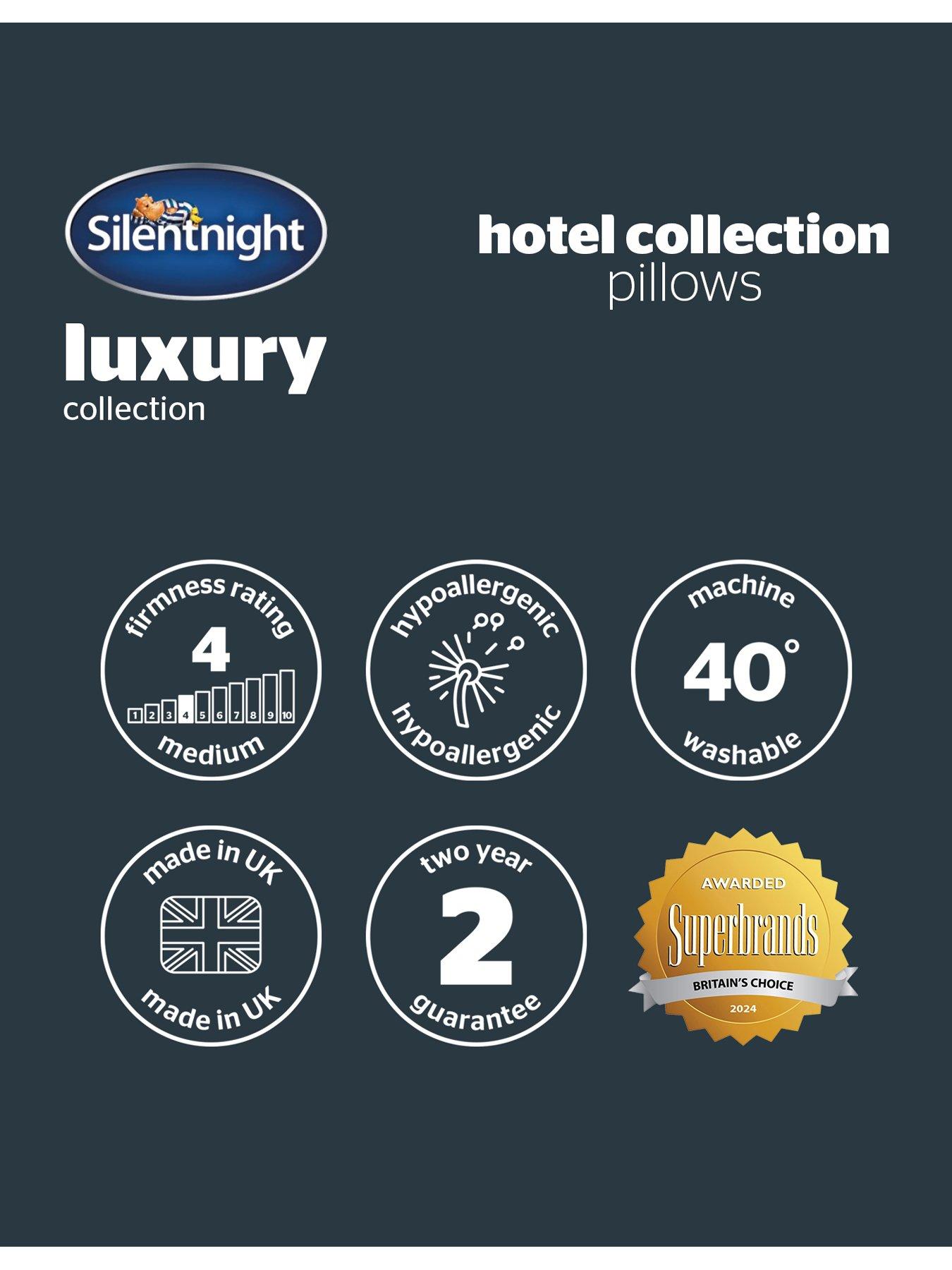 Image 7 of 7 of Silentnight Luxury Hotel Collection Pillow - 4 Pack