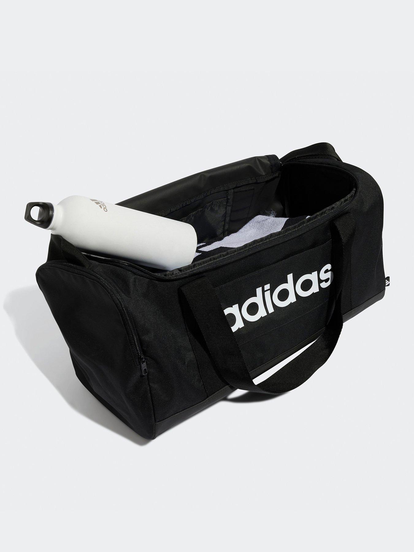 adidas-sportswear-unisex-linear-duffel-small-blackoutfit