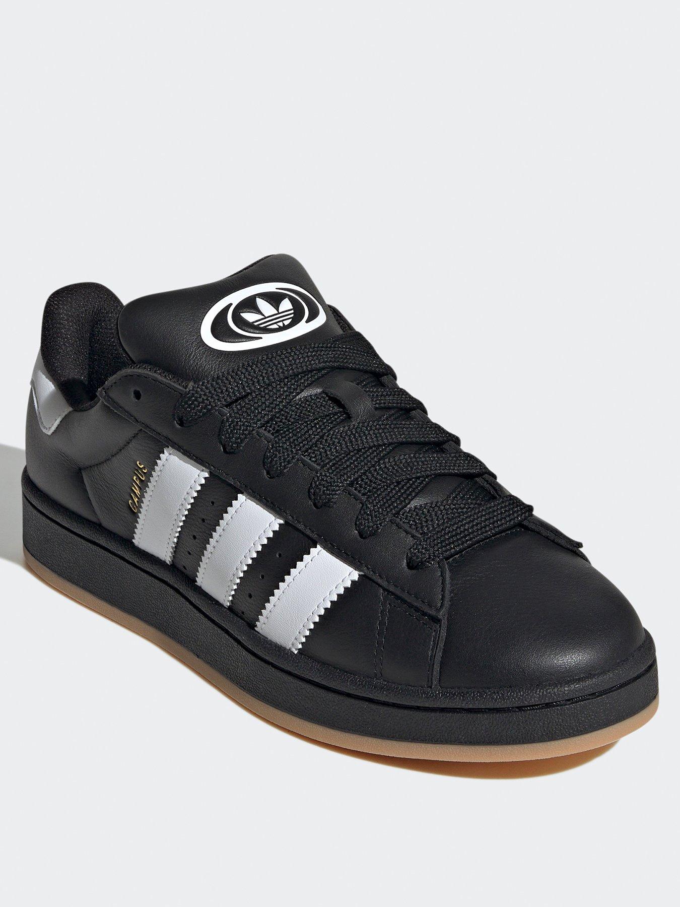 adidas-originals-unisex-campus-00s-trainers-blackwhitestillFront