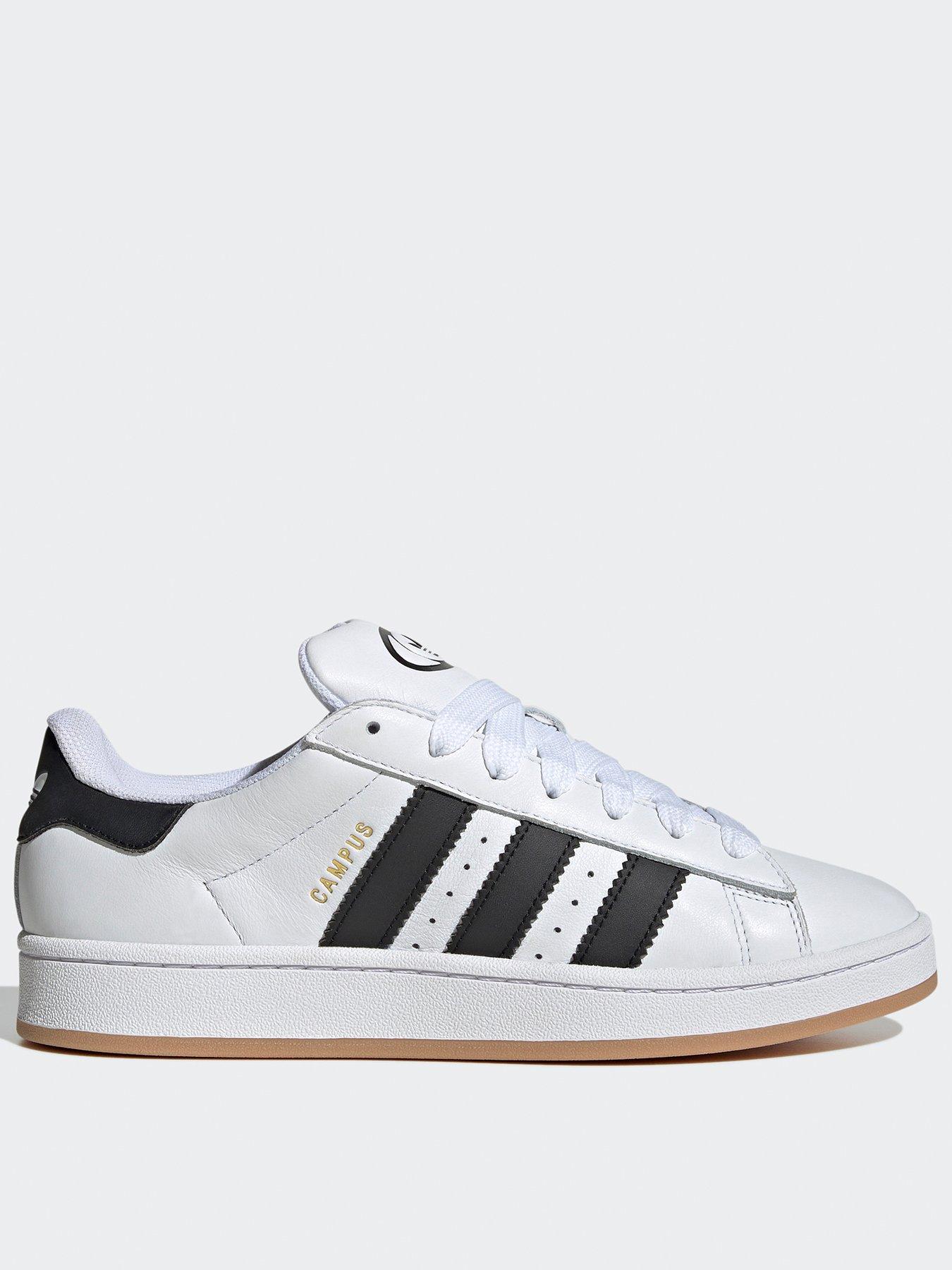 Image 1 of 8 of adidas Originals Unisex Campus 00S Trainers - White/Black