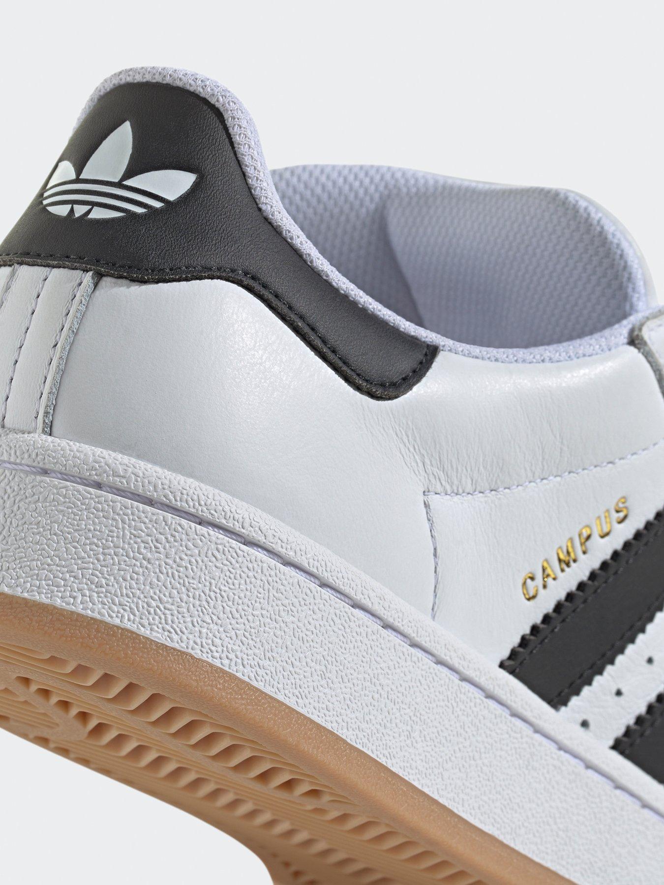 Image 6 of 8 of adidas Originals Unisex Campus 00S Trainers - White/Black