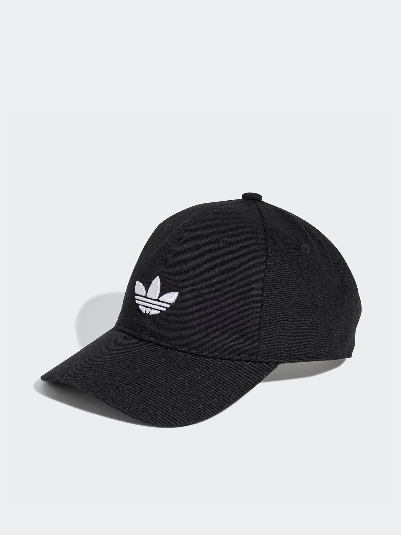 Image 1 of 4 of adidas Originals Men's Classic Trefoil Baseball Cap - Black