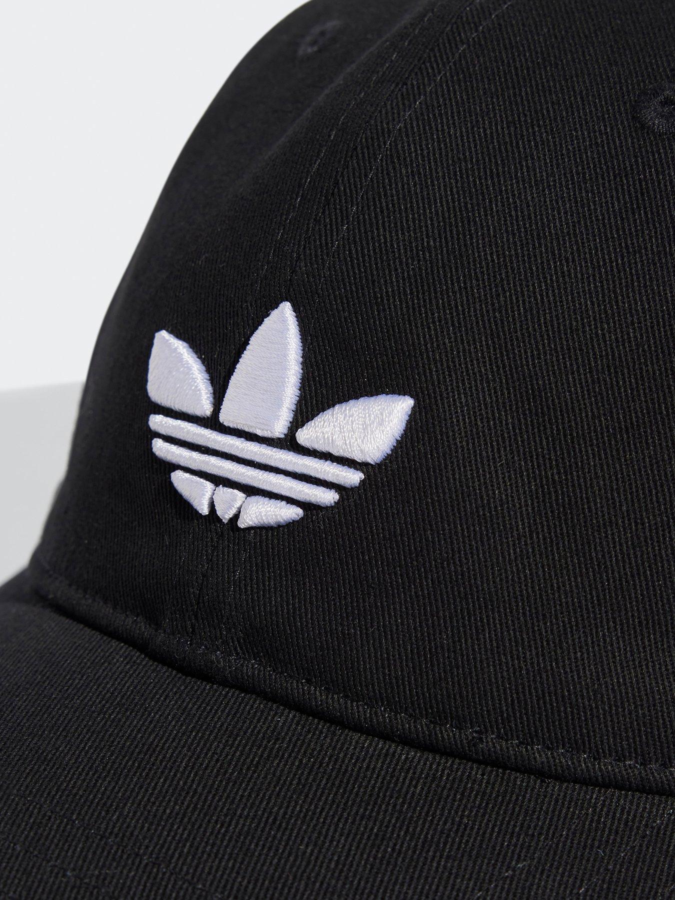 Image 3 of 4 of adidas Originals Men's Classic Trefoil Baseball Cap - Black