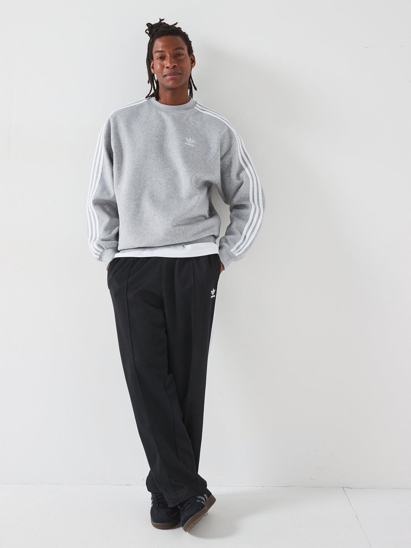 Image 3 of 5 of adidas Originals Mens Oversized Crew Sweat - Grey