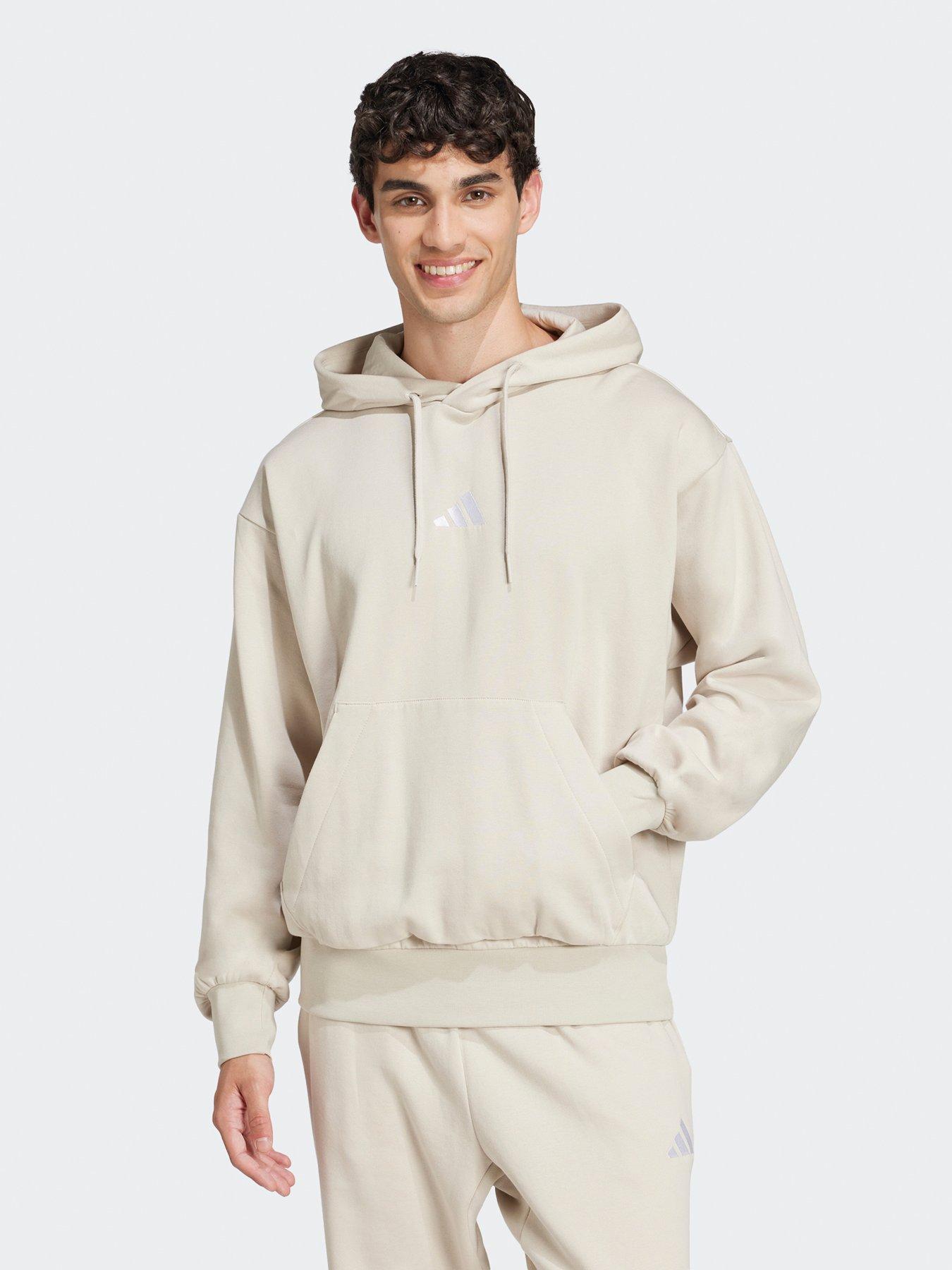 undefined Mens Essentials Feelcozy Fleece Hoodie - Grey