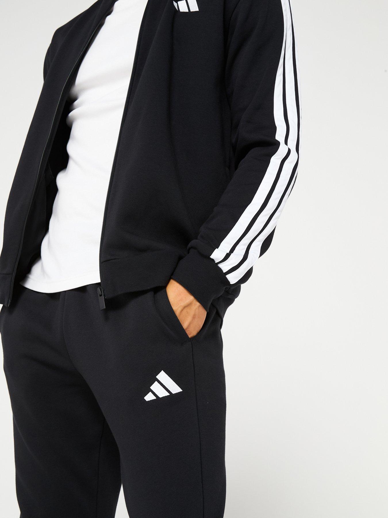 adidas-sportswear-mens-sportswear-basic-3-stripe-fleece-tracksuit-blackdetail