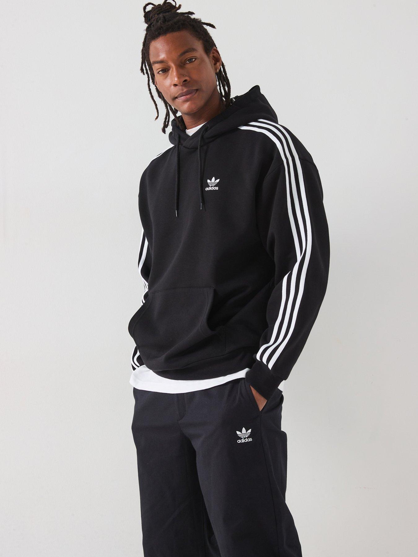 Image of adidas Originals Men's Adicolor Overhead Hoodie - Black