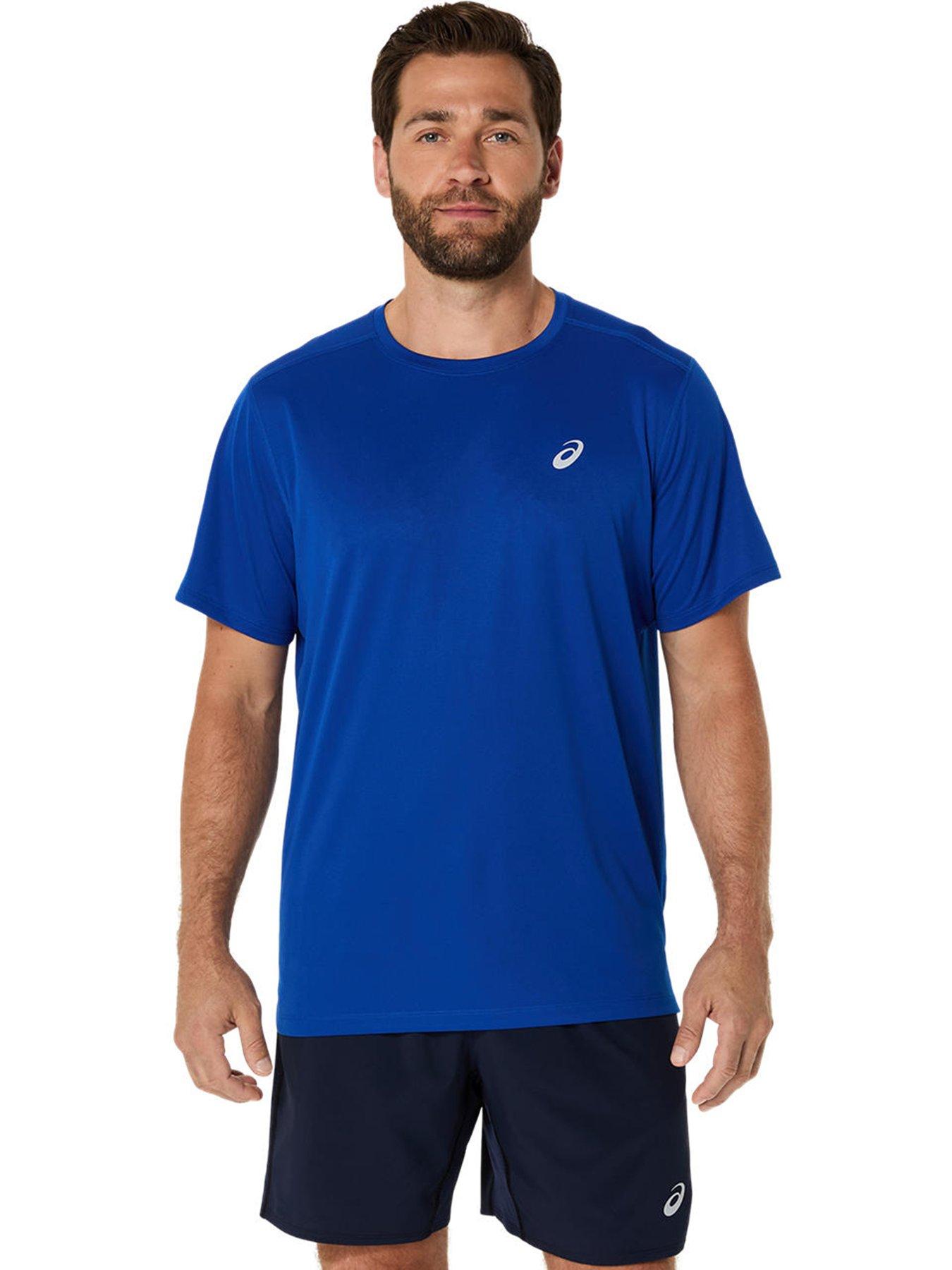 Image 1 of 4 of Asics Mens Running Core T-Shirt - Blue