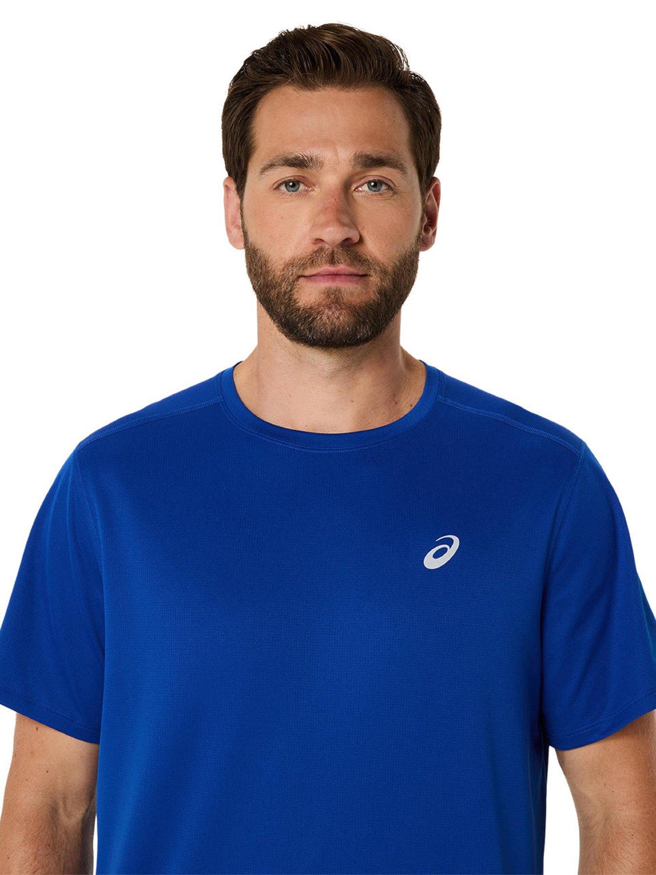 Image 4 of 4 of Asics Mens Running Core T-Shirt - Blue