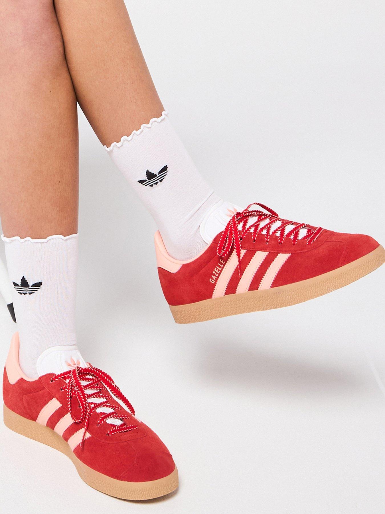 adidas gazelle silver green womens adidas Gazelle 'Team Victory Red Off White Cream White' Men's Shoes 9.5