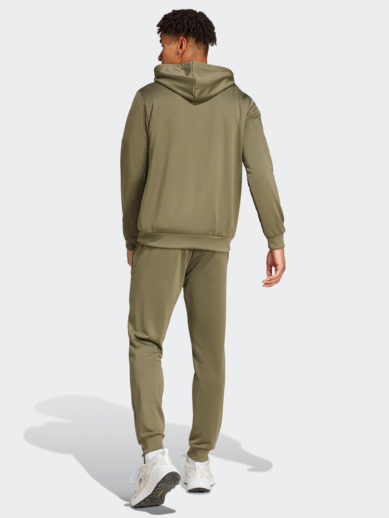 adidas-sportswear-mens-sportswear-french-terry-hooded-tracksuit-greenstillFront