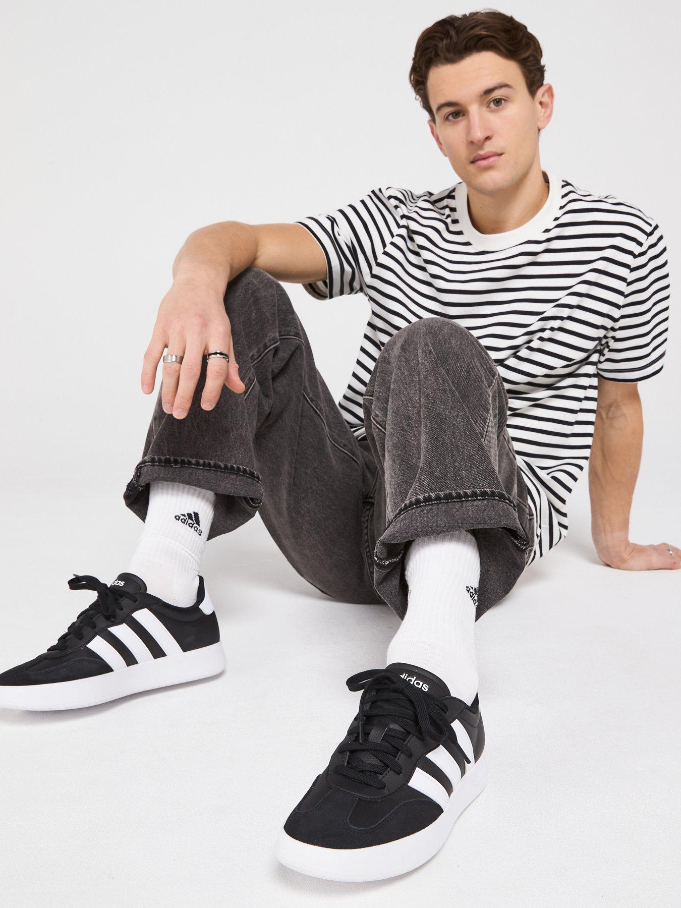 adidas-sportswear-mens-barreda-trainers-blackfront