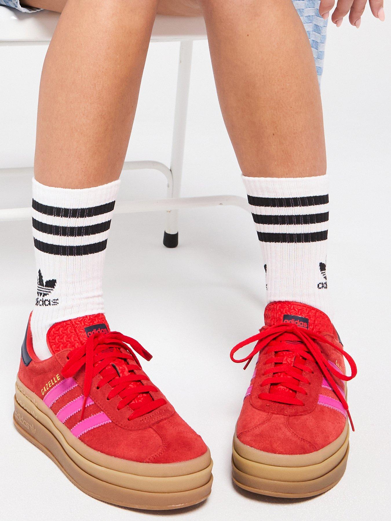 undefined Womens Gazelle Bold Trainers - Red