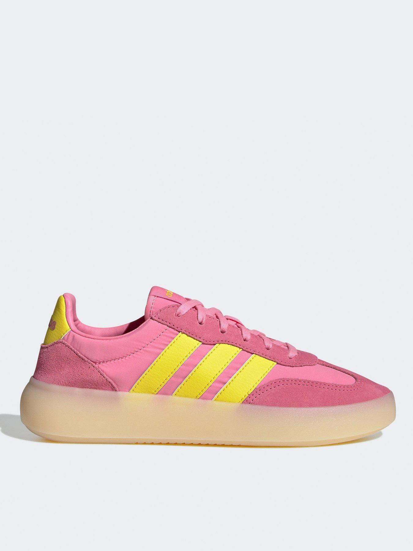 Image of adidas Sportswear Womens Barreda Decode Trainers - Pulse Magenta/Yellow/Bliss Pink