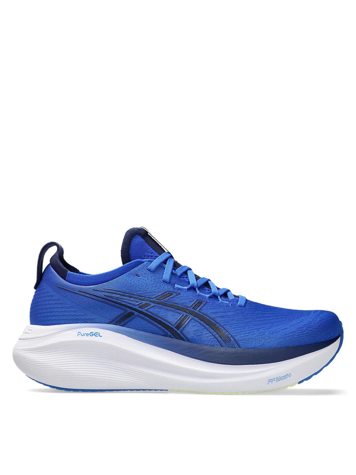 Image 1 of 6 of Asics Mens Running Gel-Nimbus 27 Trainers - Blue