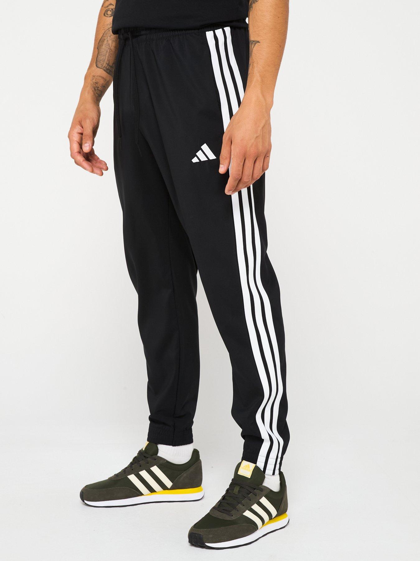 adidas-sportswear-mens-essential-3-stripe-woven-pant-black