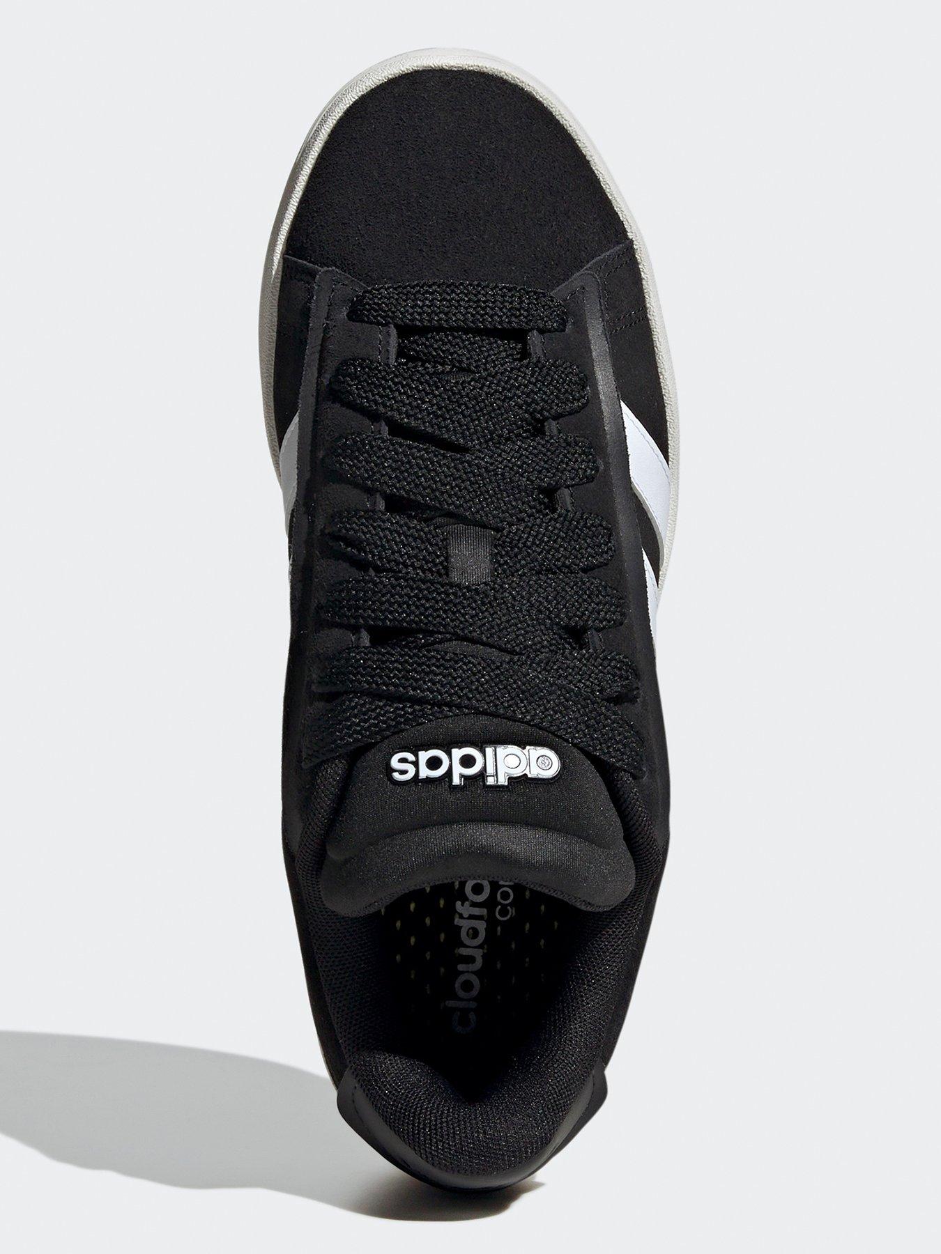 Image 4 of 7 of adidas Sportswear Womens Grand Court Alpha 00S Trainers - Black/White
