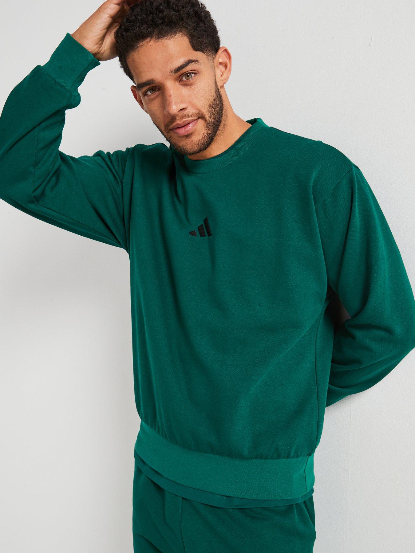 adidas-sportswear-mens-essentials-feelcozy-sweatshirt-greendetail