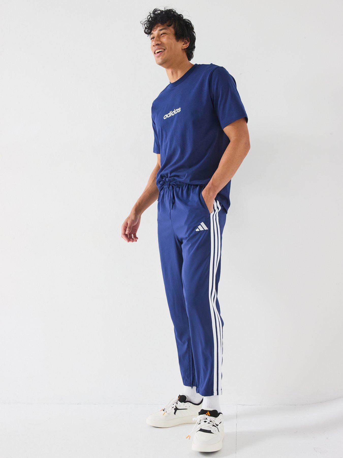 adidas-sportswear-mens-essentials-3-stripe-stanford-joggers-open-hem-bluedetail