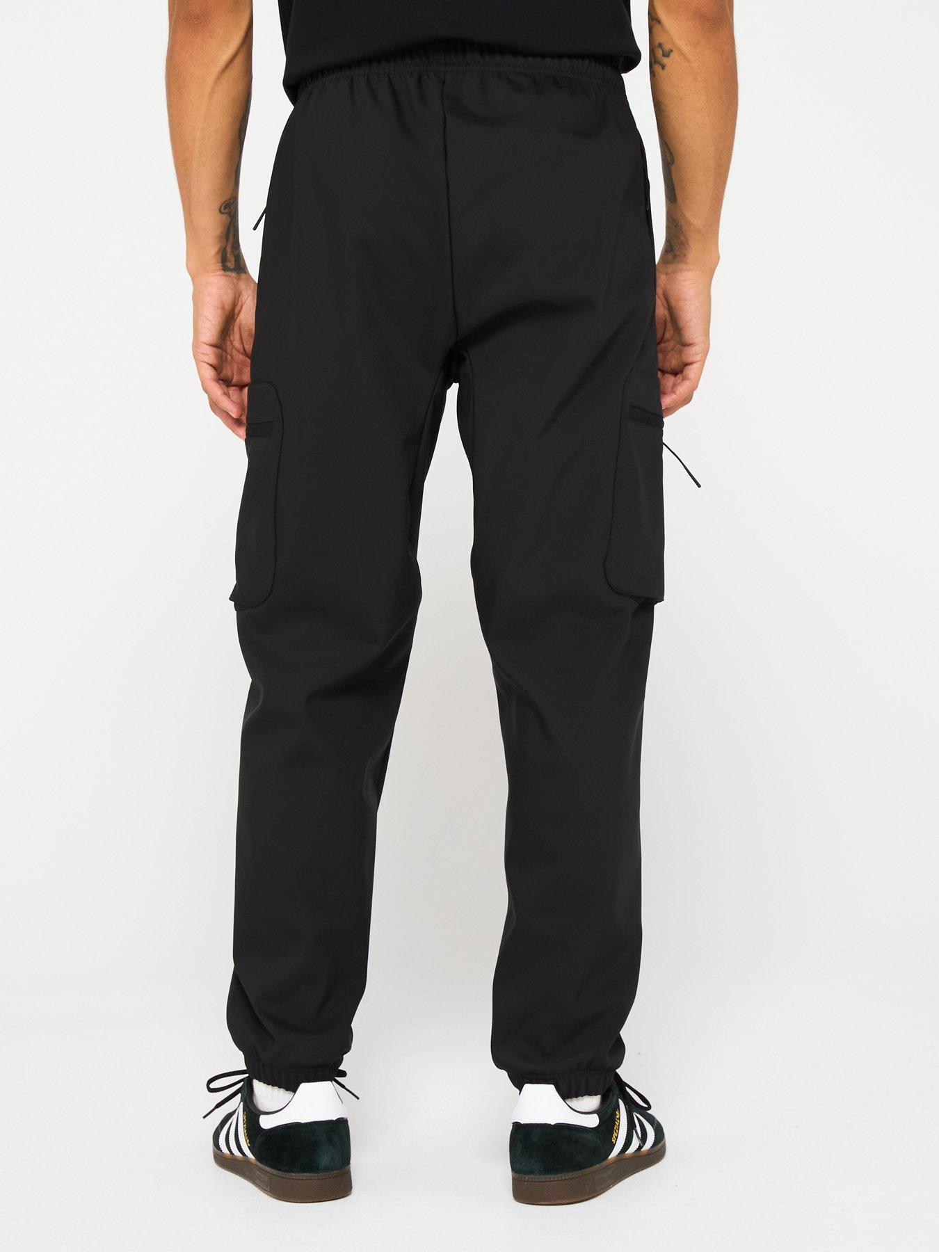 adidas-sportswear-mens-city-escape-premium-cargo-trousers-blackstillFront