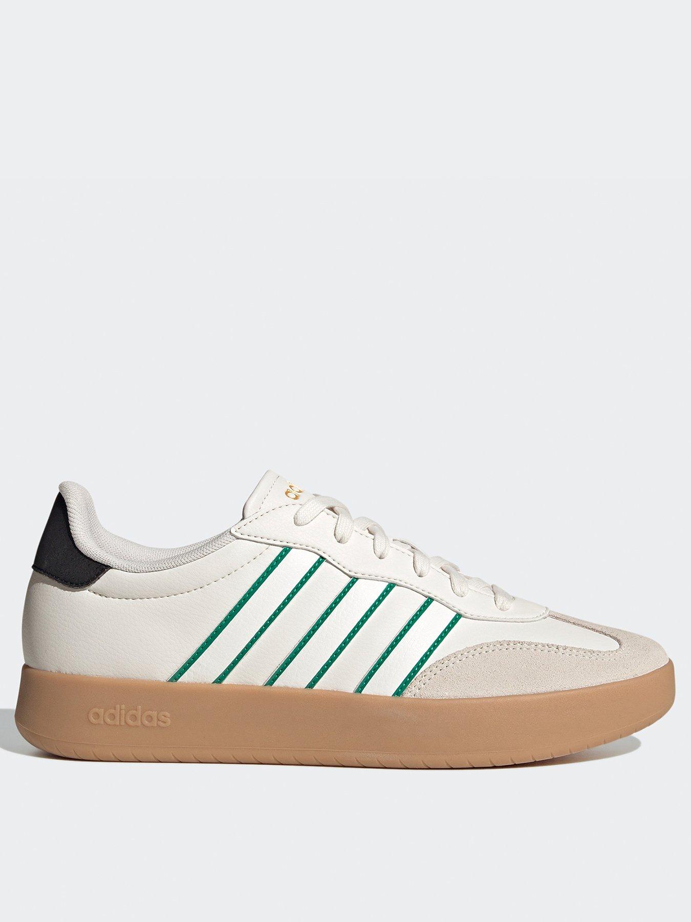 Image of adidas Sportswear Mens Barreda Trainers - White - Core White/C White/Court Green