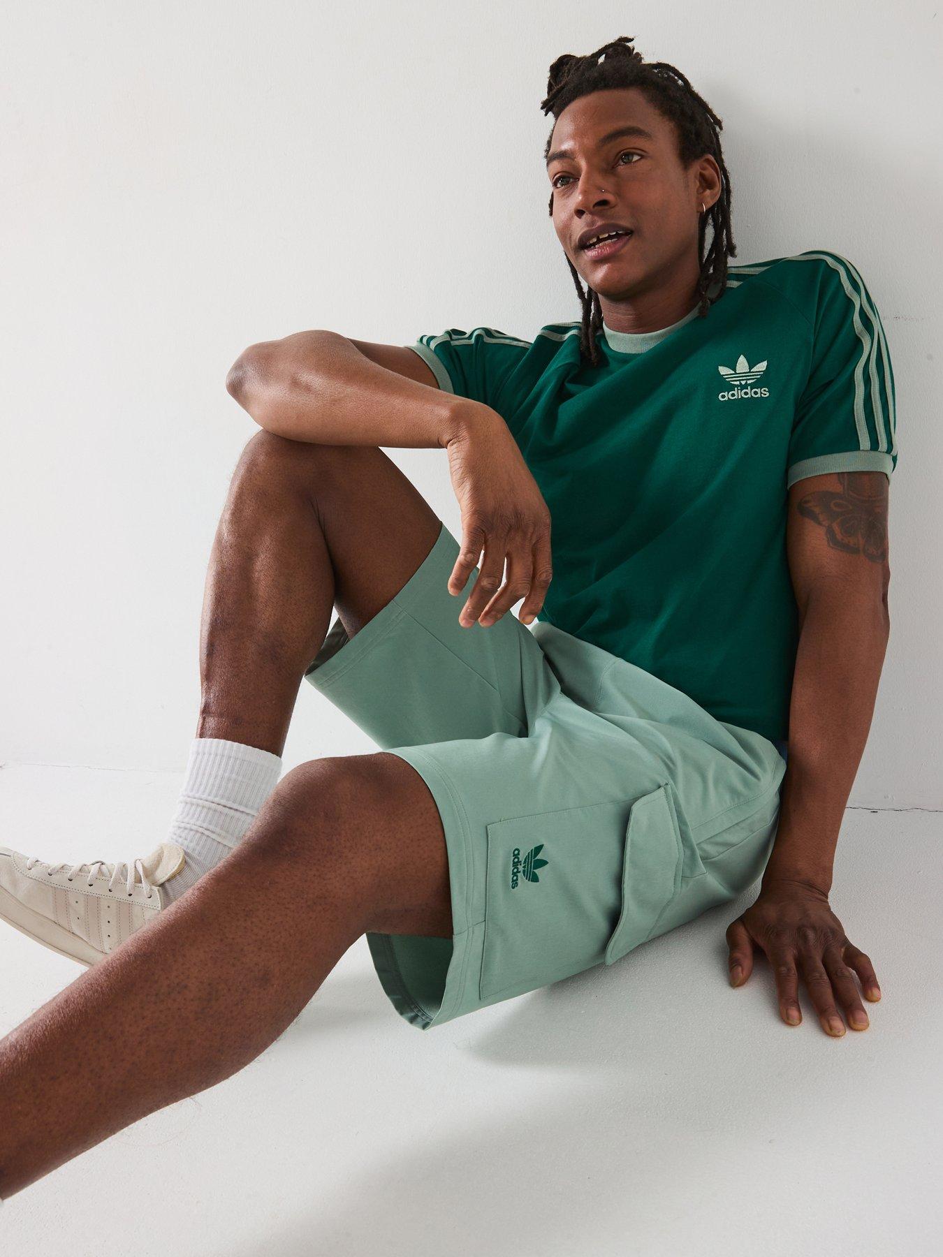 Image 6 of 6 of adidas Originals Mens Adicolor 3-Stripe T-Shirt - Green