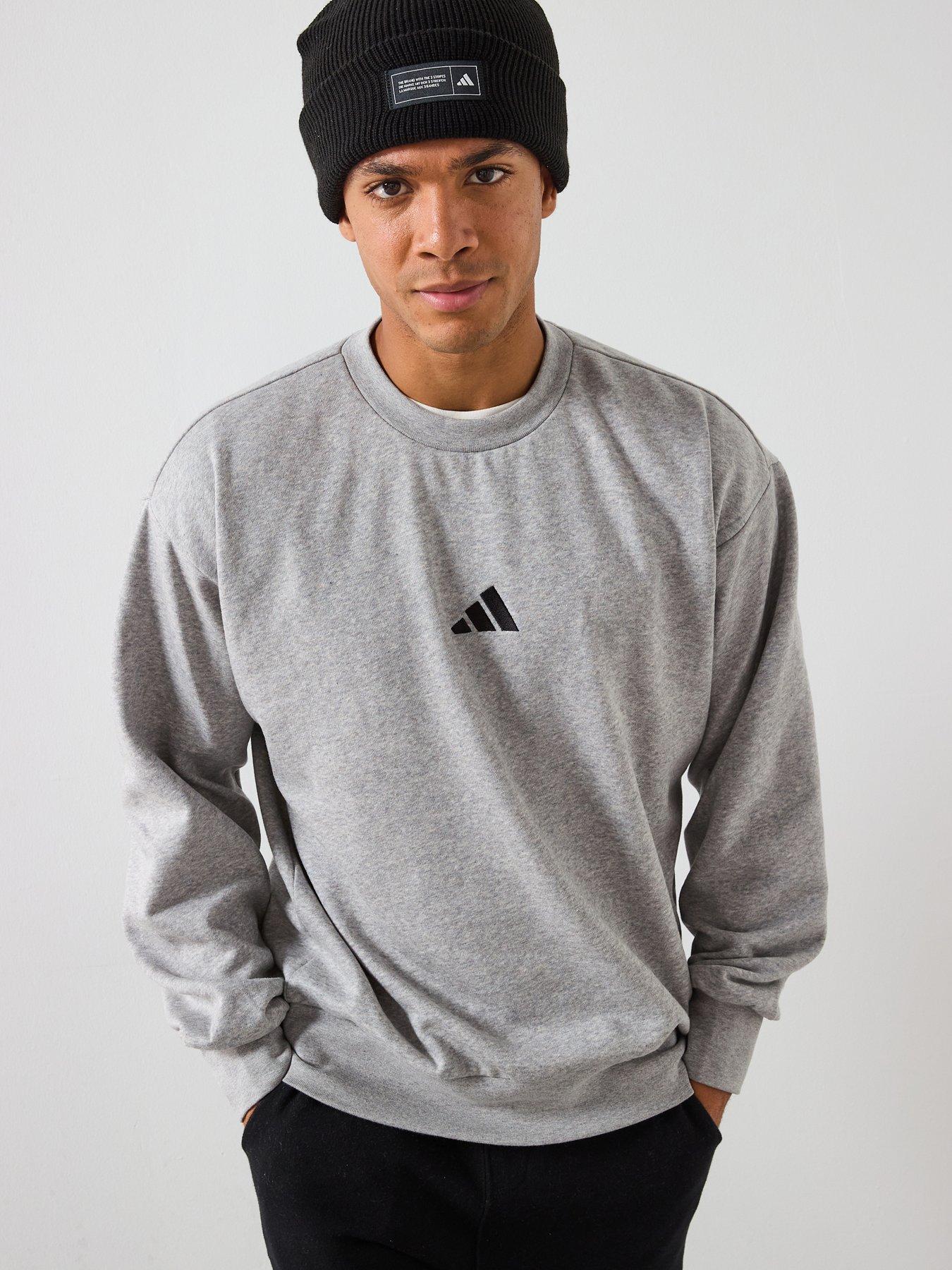 Image 1 of 6 of adidas Sportswear Men's Essentials Feelcozy Sweatshirt - Grey