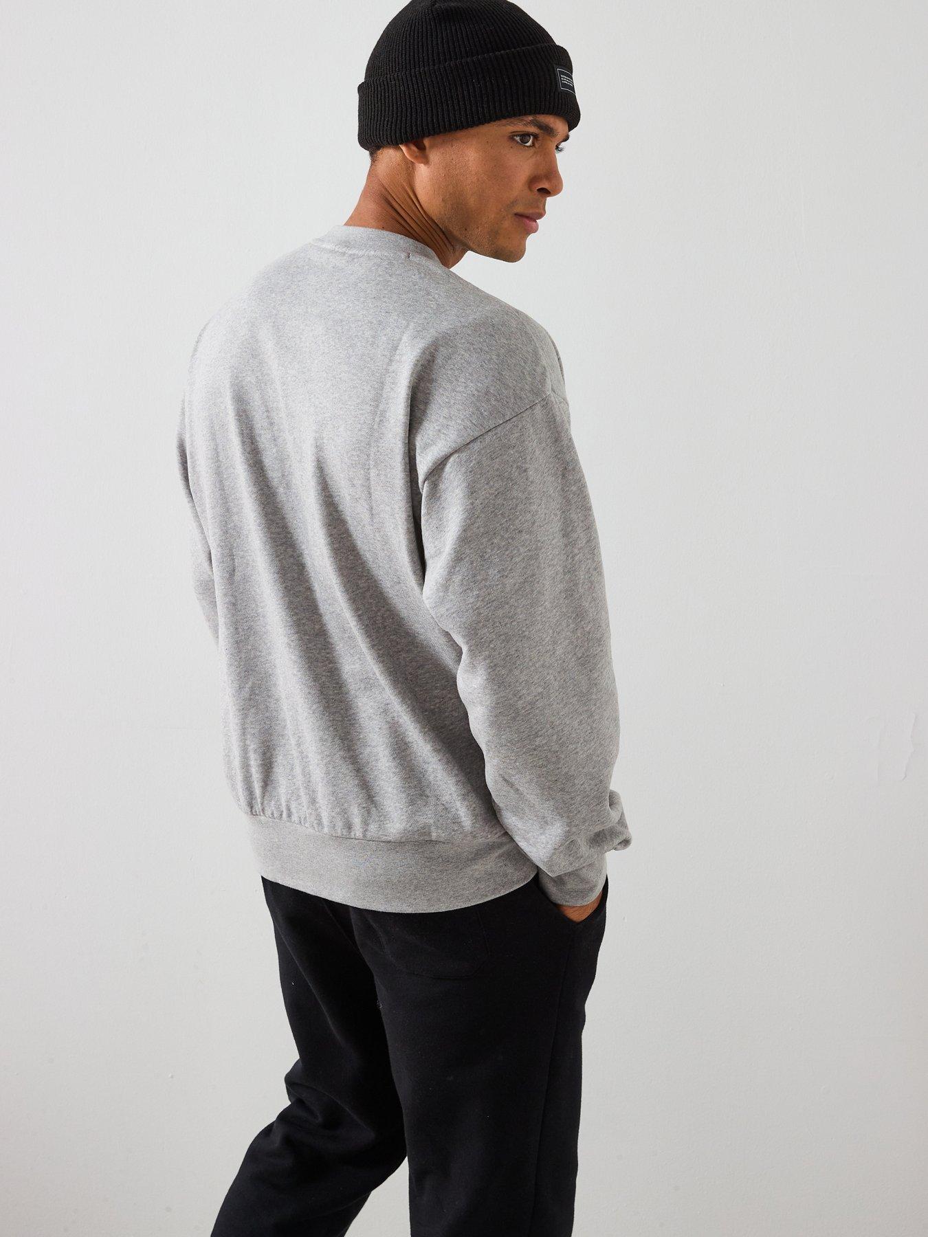 Image 2 of 6 of adidas Sportswear Men's Essentials Feelcozy Sweatshirt - Grey