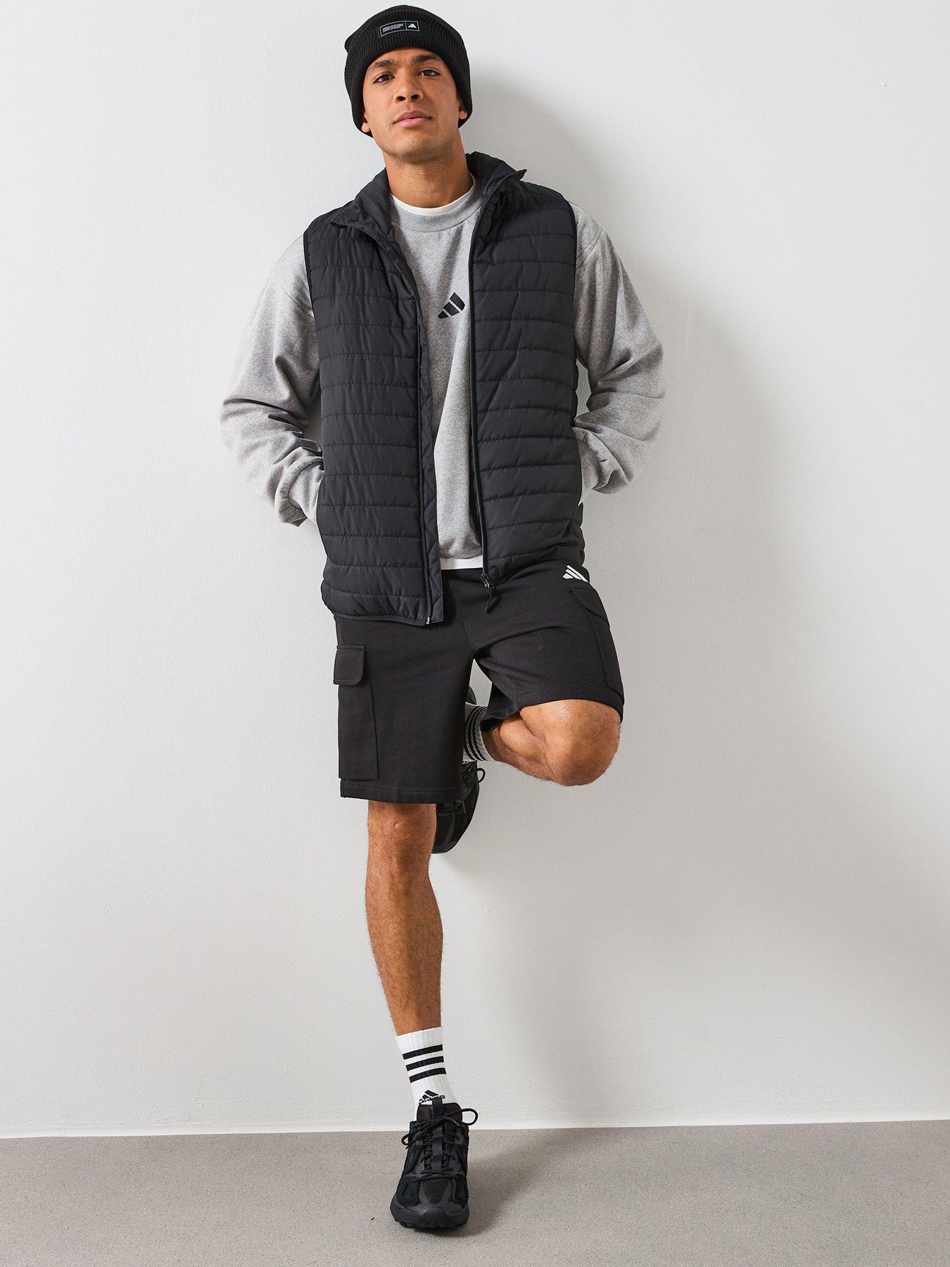 Image 3 of 6 of adidas Sportswear Men's Essentials Feelcozy Sweatshirt - Grey