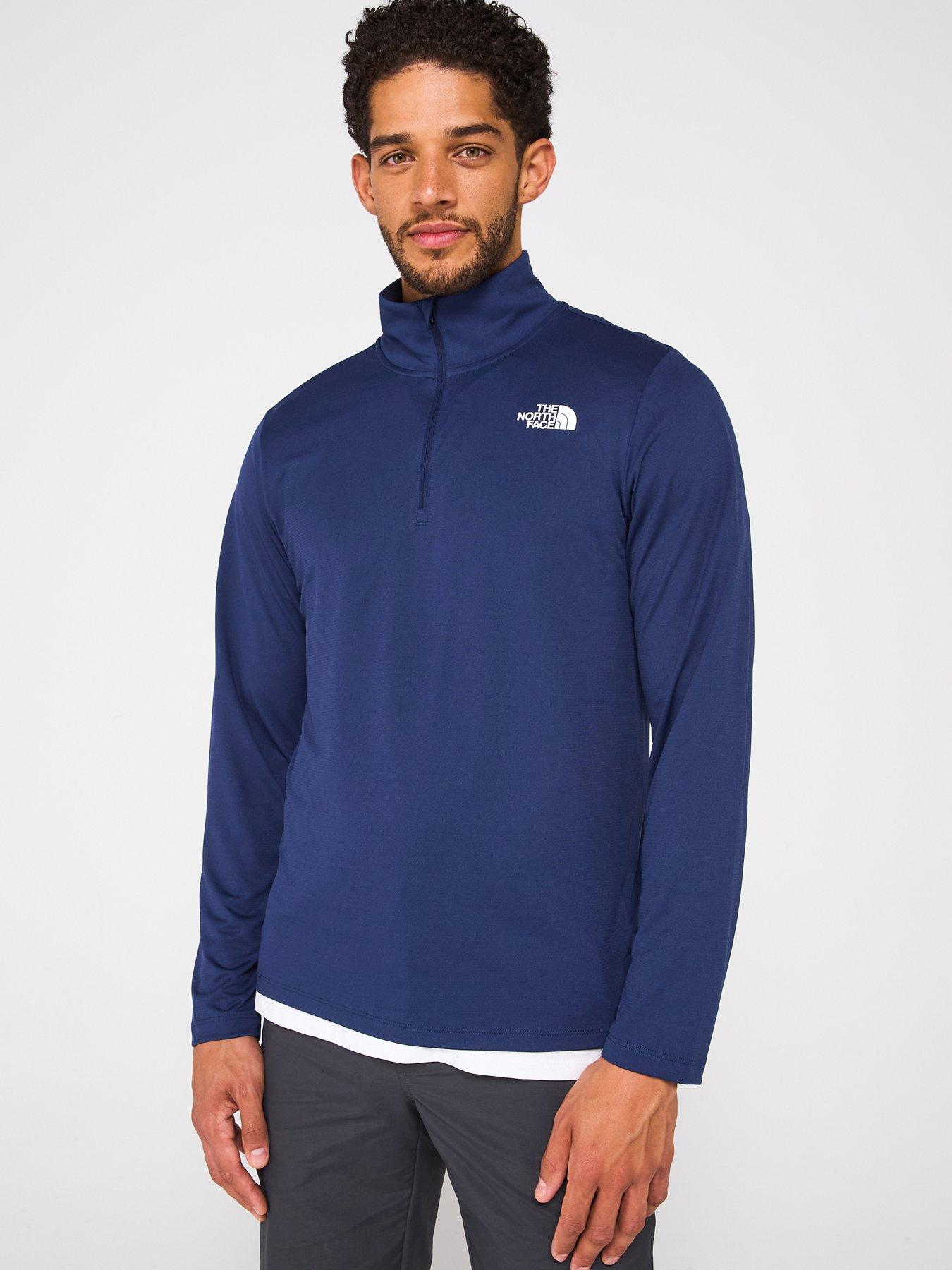 undefined Men's 24/7 Zip Long Sleeve Tee - Navy