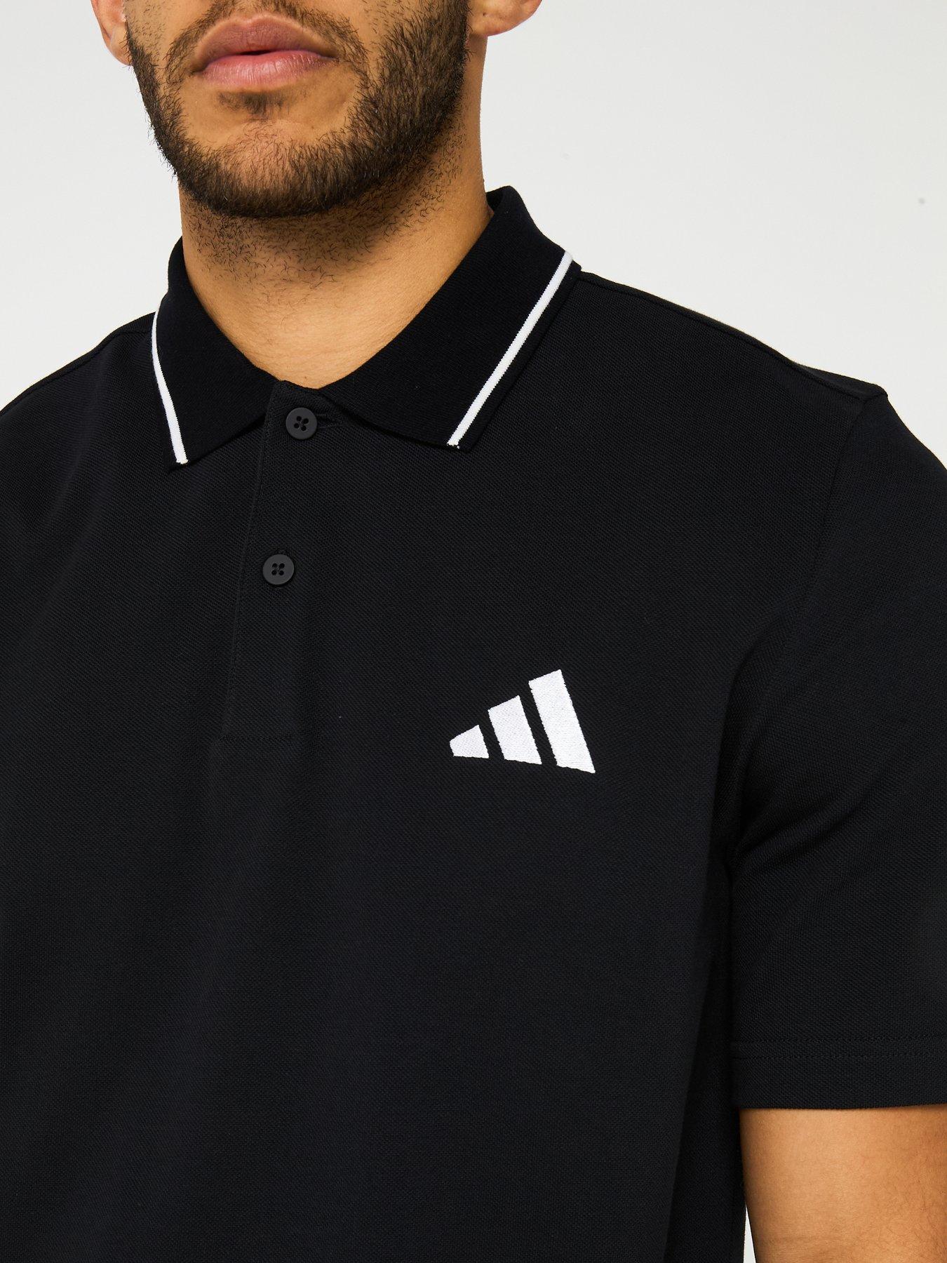 adidas-sportswear-mens-essentials-small-logo-pique-polo-shirt-blackdetail