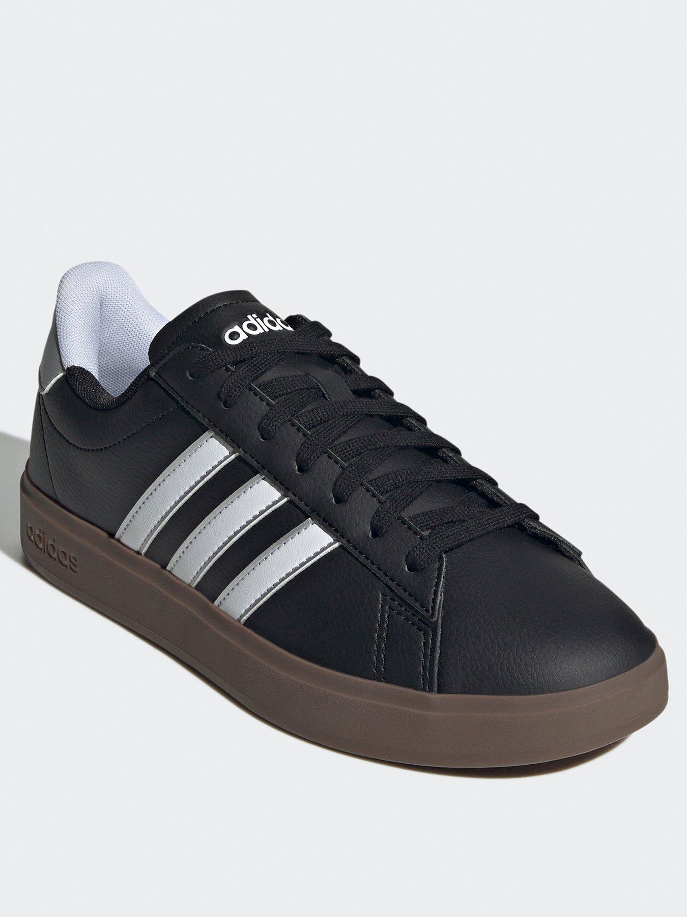 adidas-sportswear-womens-grand-court-20-trainers-blacksilverwhitestillFront