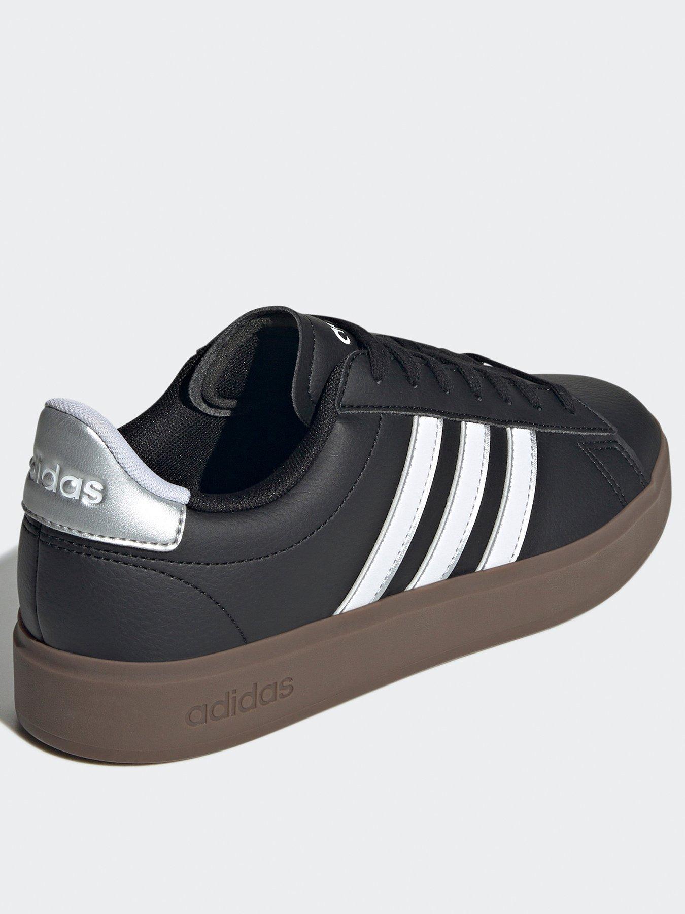 adidas-sportswear-womens-grand-court-20-trainers-blacksilverwhiteback