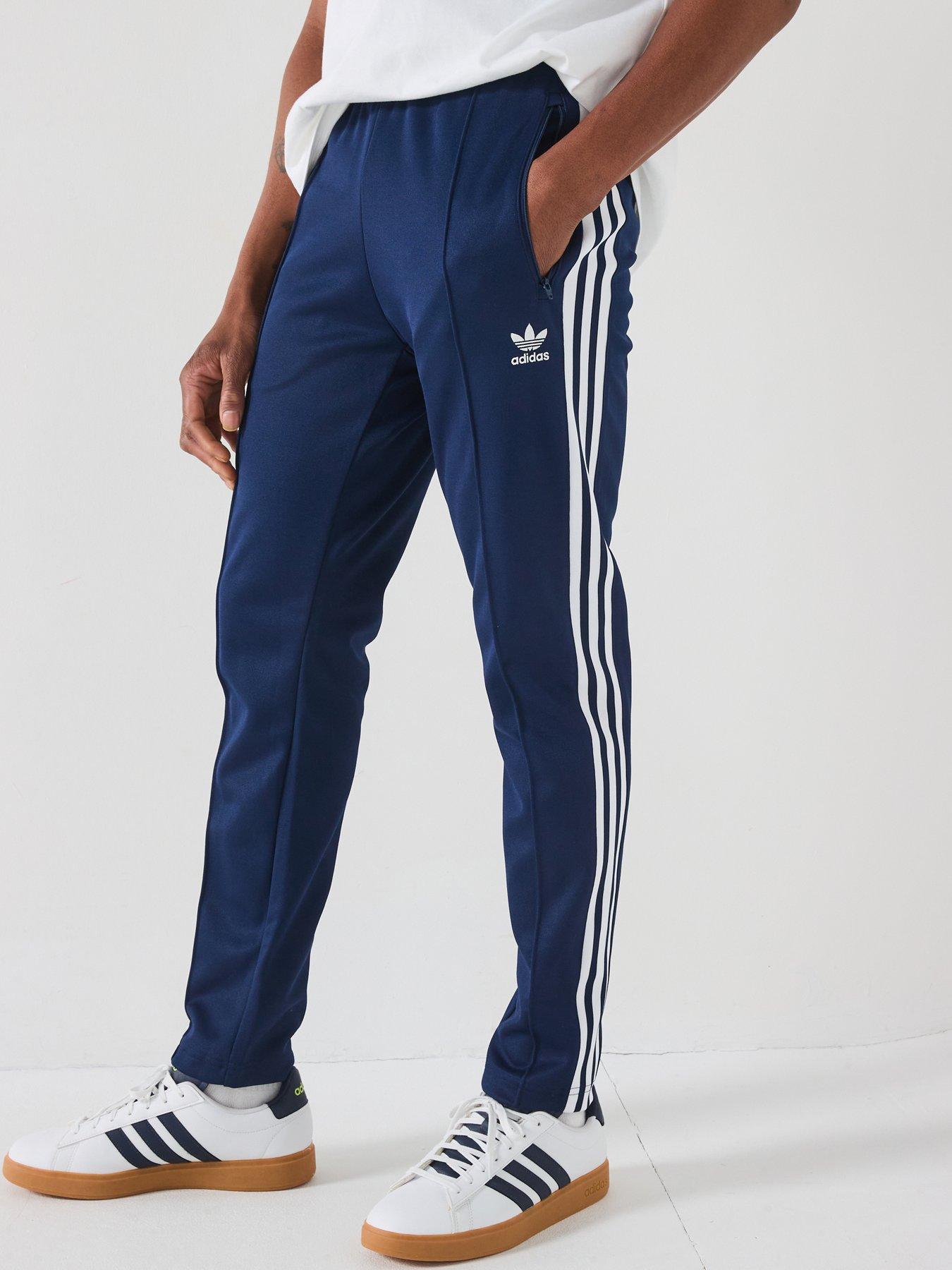 adidas Originals Men's Beckenbauer Classic Track Pants - Navy
