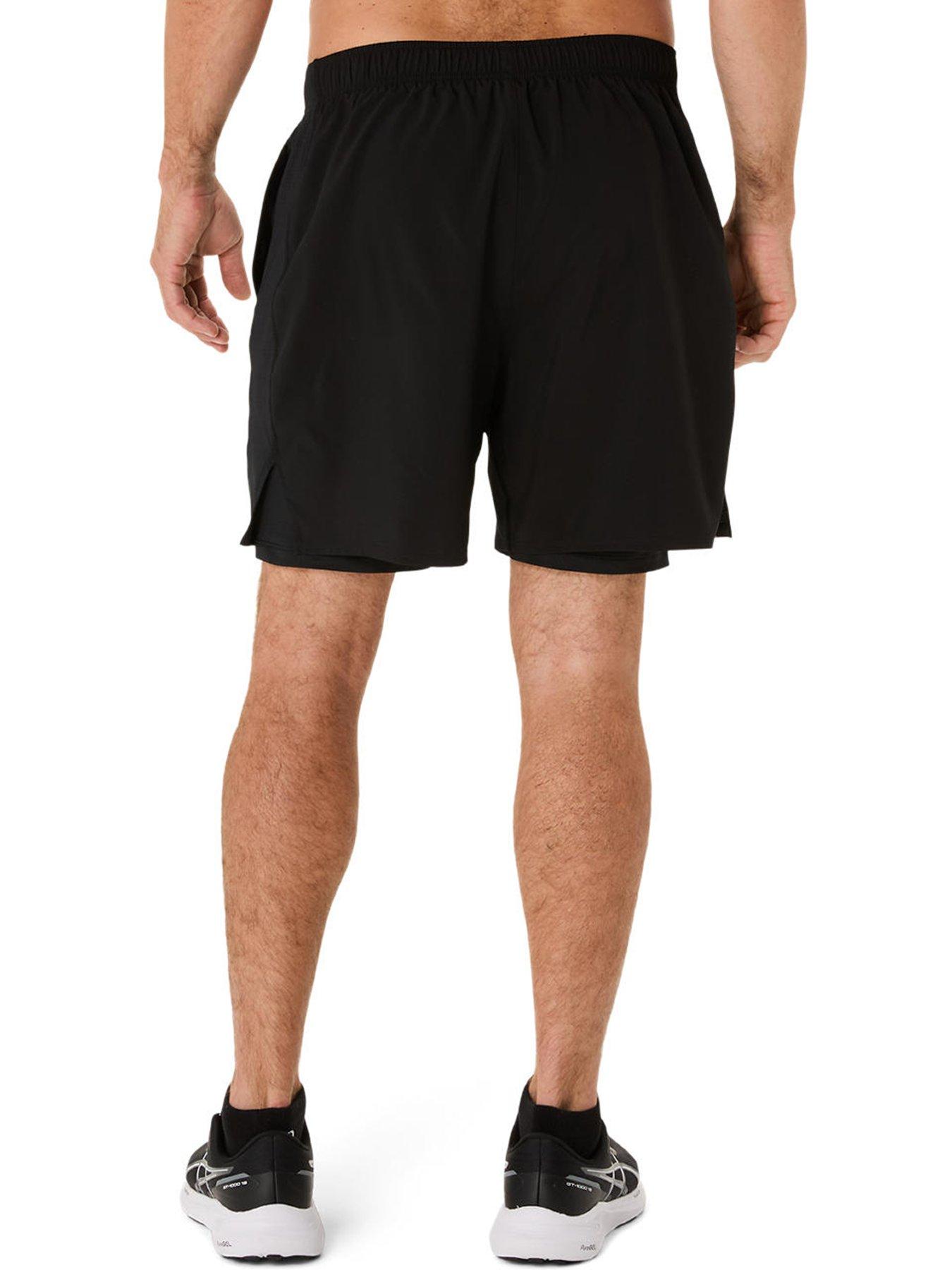 Image 2 of 6 of Asics Mens Running Core 2-in-1 7inch Short - Black