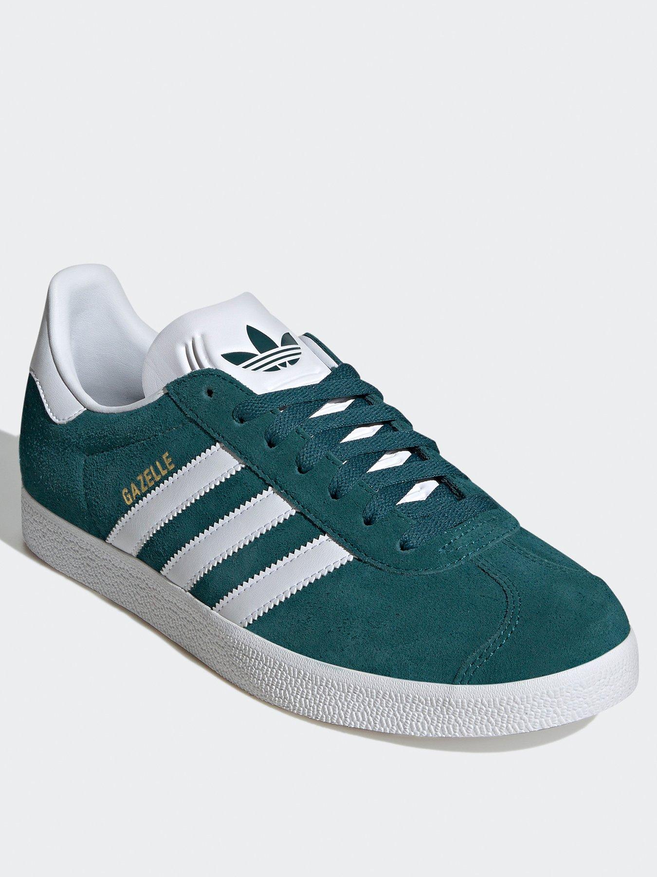 adidas-originals-mens-gazelle-trainers-greenstillFront