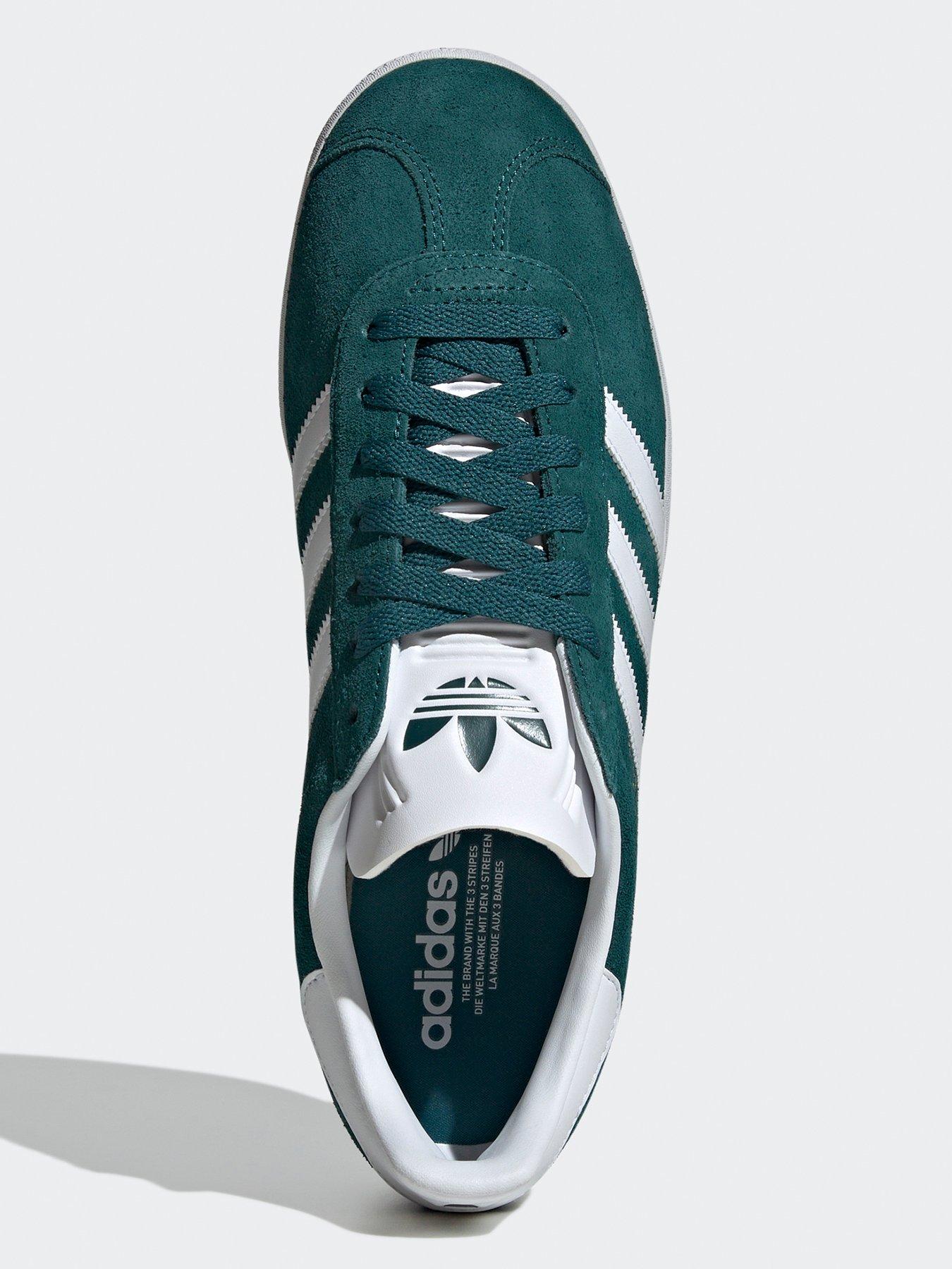 adidas gazelle silver green womens adidas Gazelle Shoes - Men's - Mineral Green / Off White / White main image 1