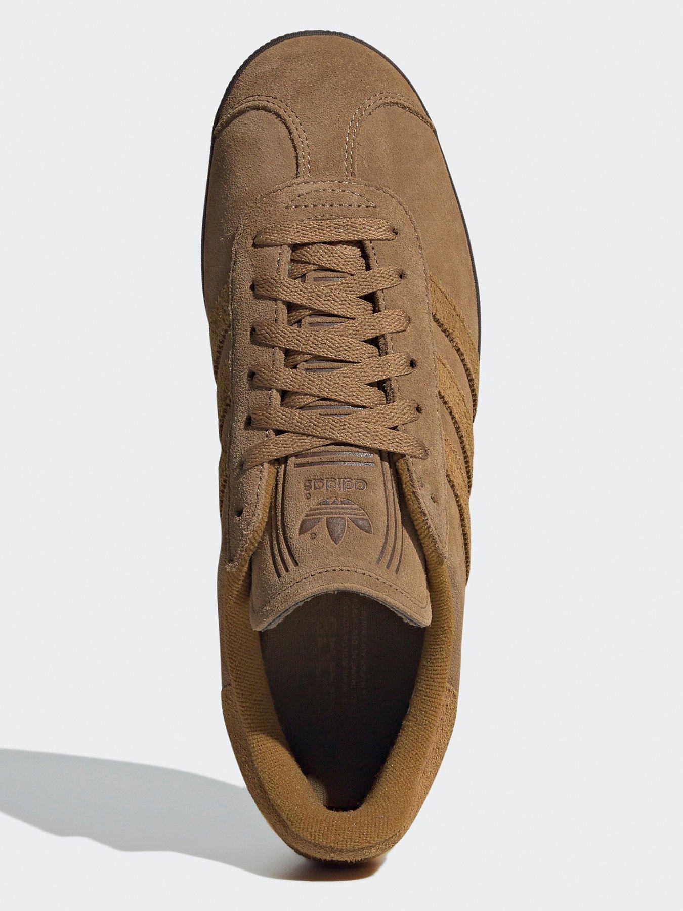 adidas-originals-mens-gazelle-trainers-brownoutfit