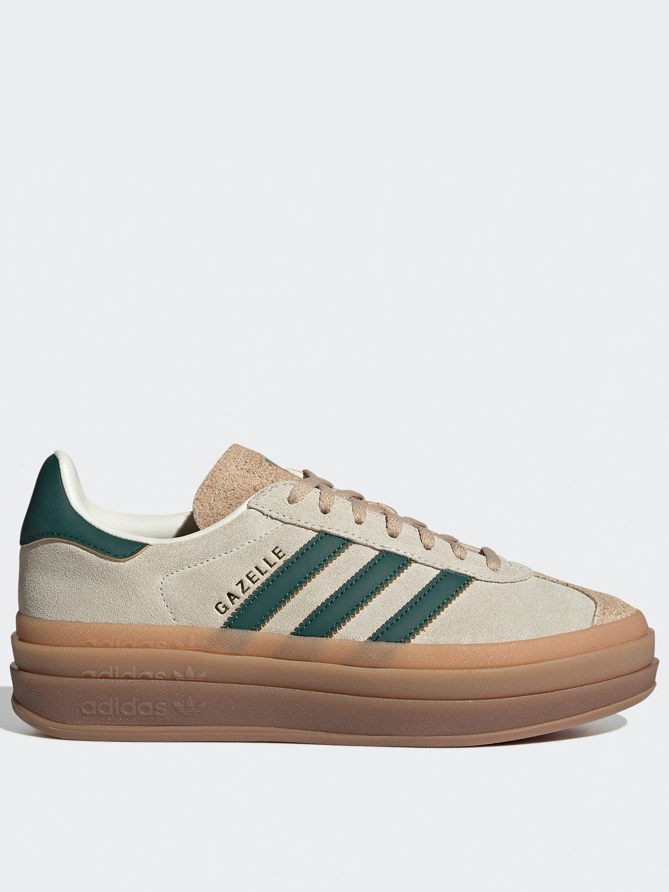 adidas gazelle silver green womens adidas Originals x Liberty London Women's Gazelle Bold